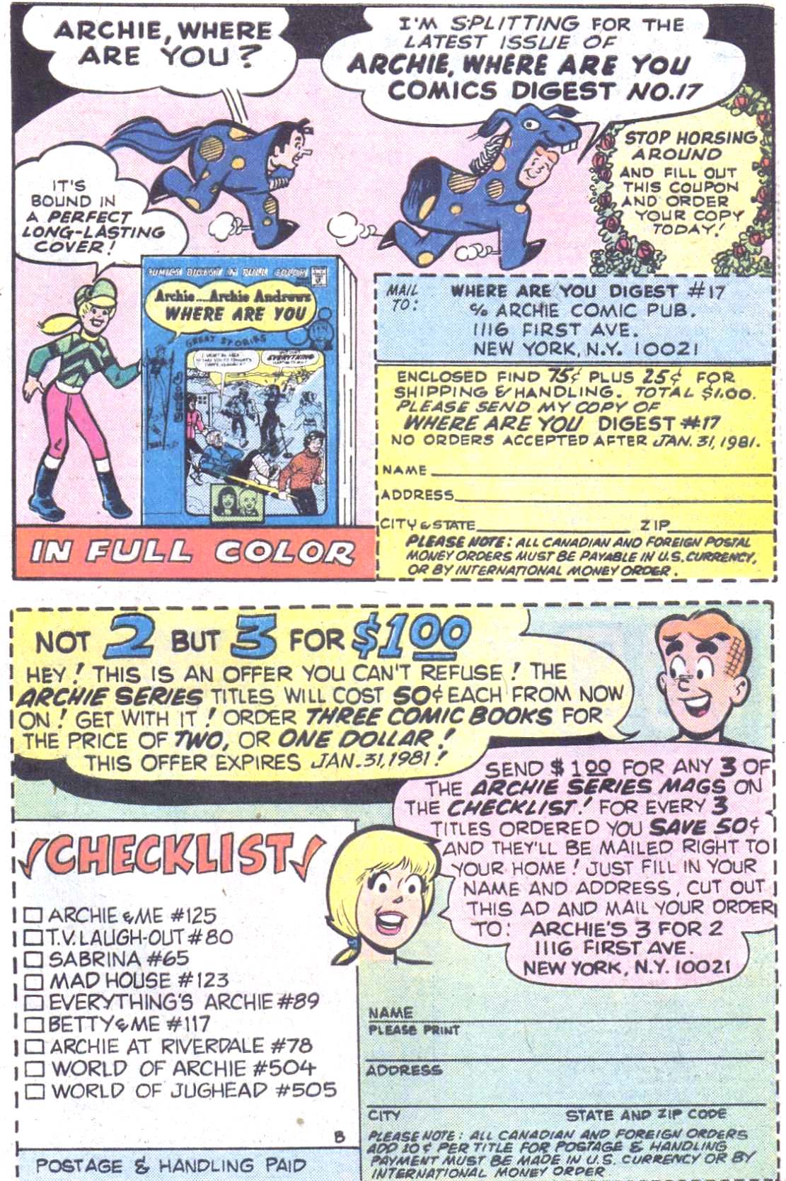 Read online Jughead (1965) comic -  Issue #308 - 27