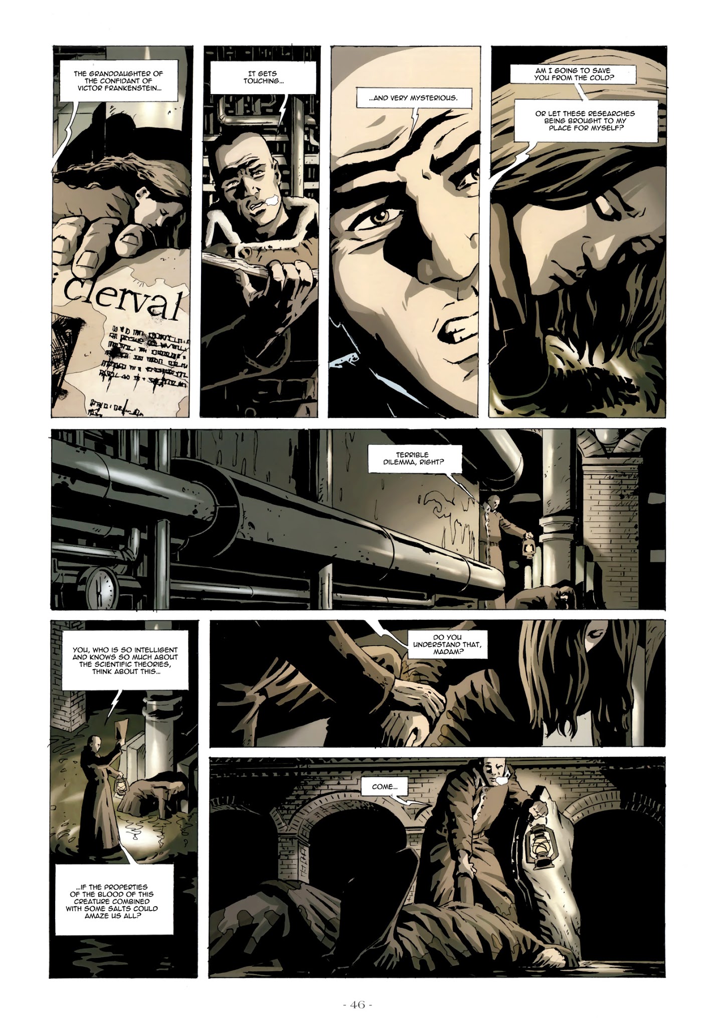 Read online Mister Hyde contre Frankenstein comic -  Issue #1 - 47