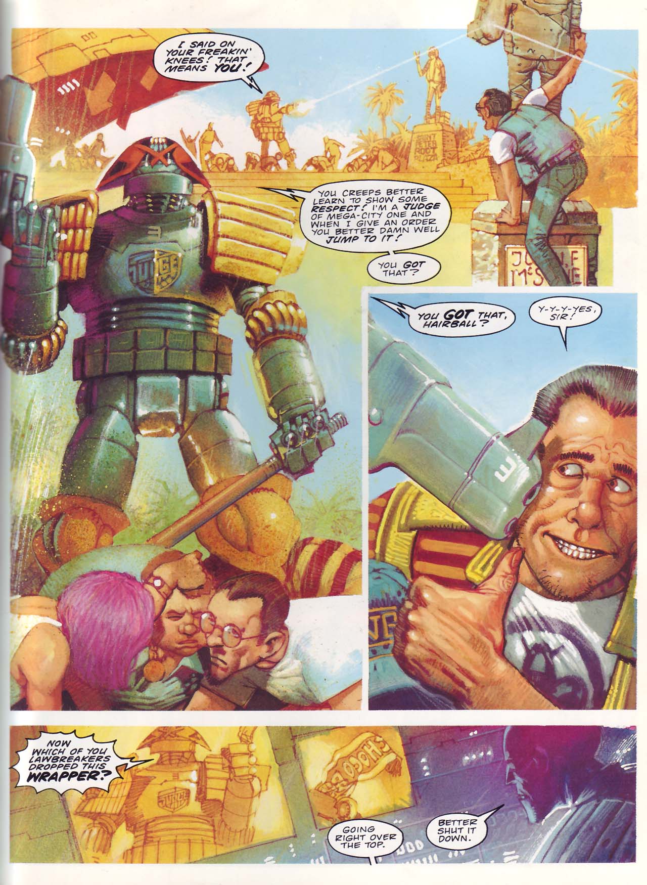 Read online Judge Dredd: Mechanismo comic -  Issue # TPB - 36