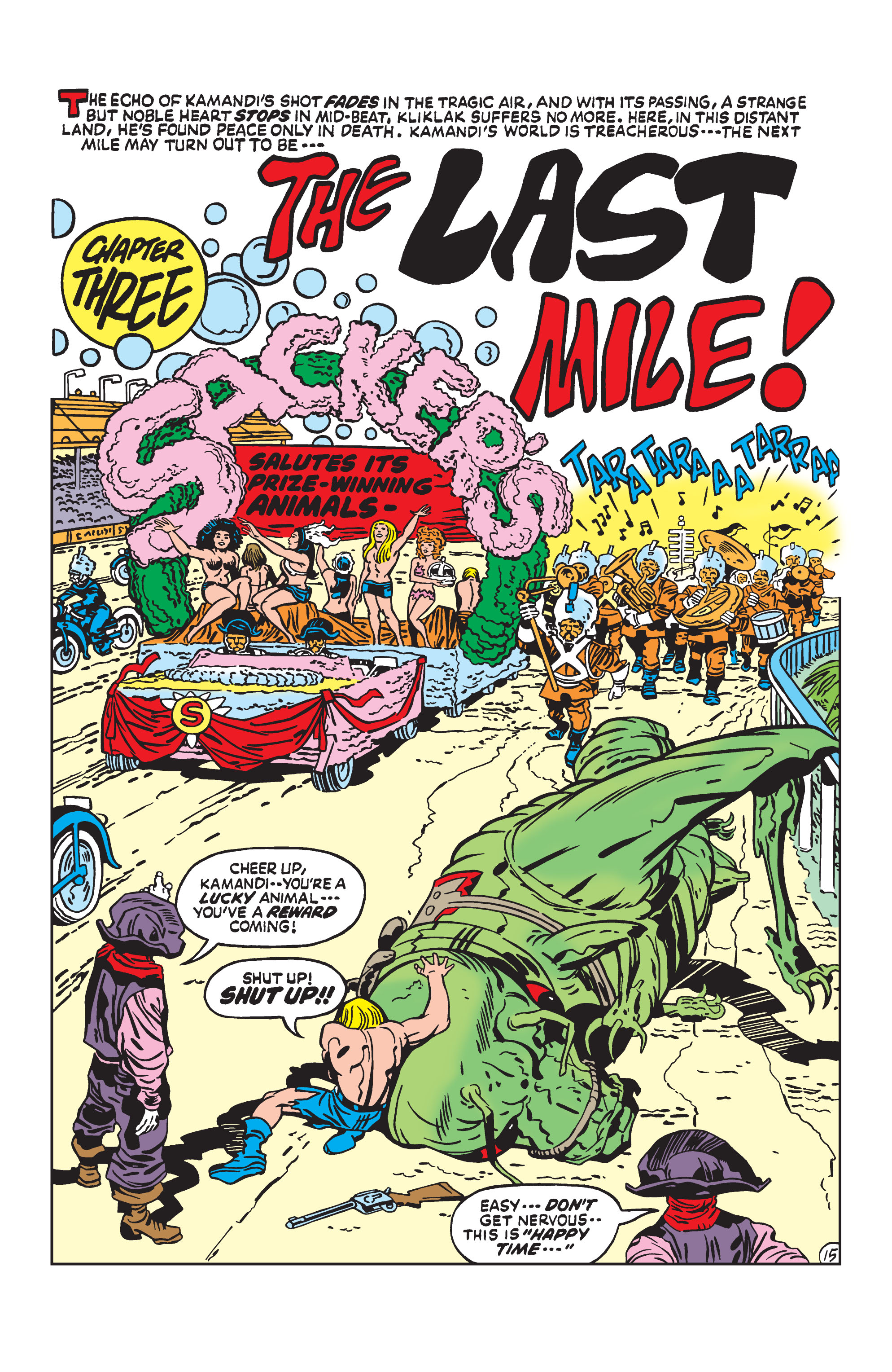 Read online Kamandi, The Last Boy On Earth comic -  Issue #14 - 15