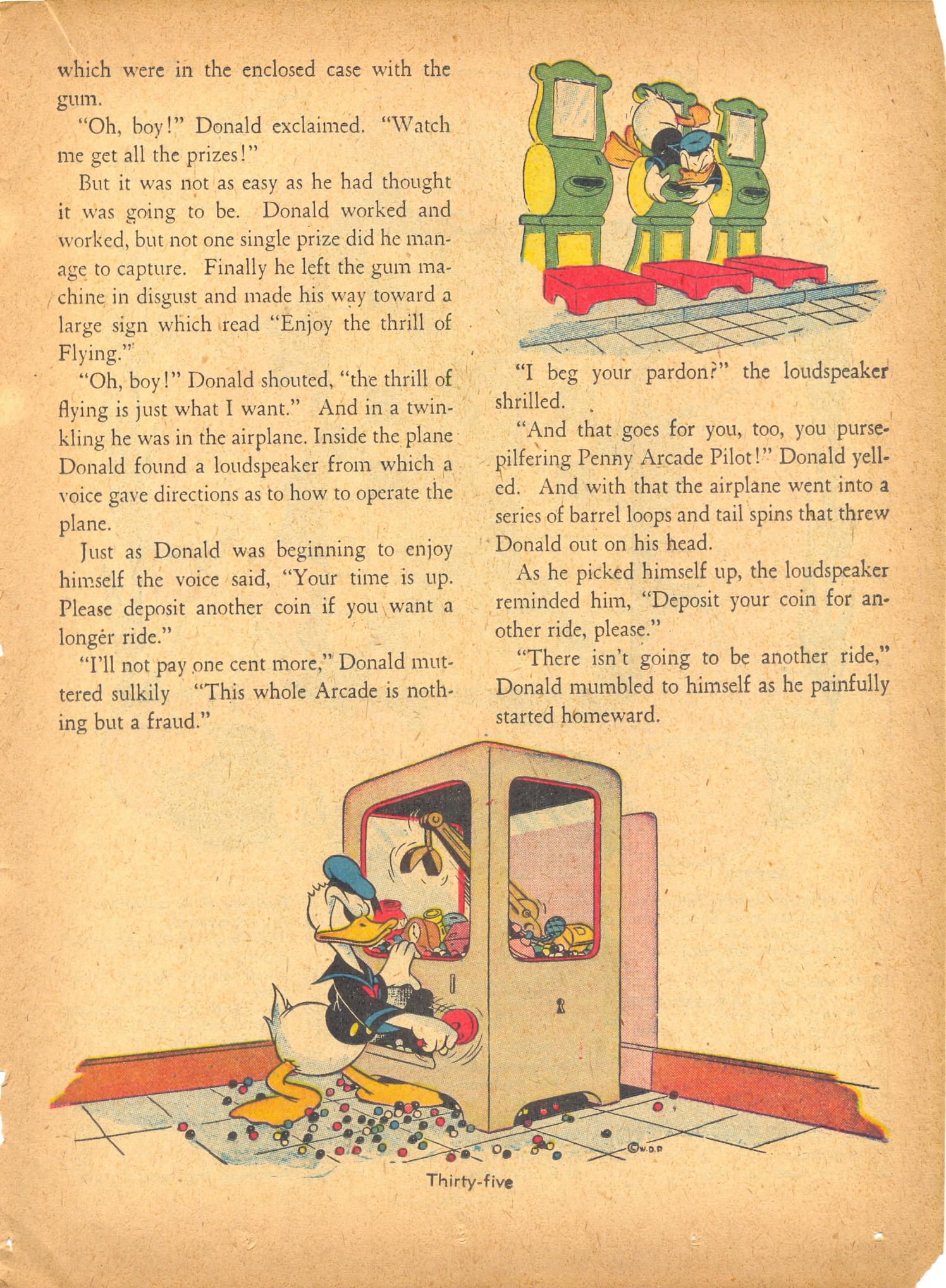 Read online Walt Disney's Comics and Stories comic -  Issue #7 - 37