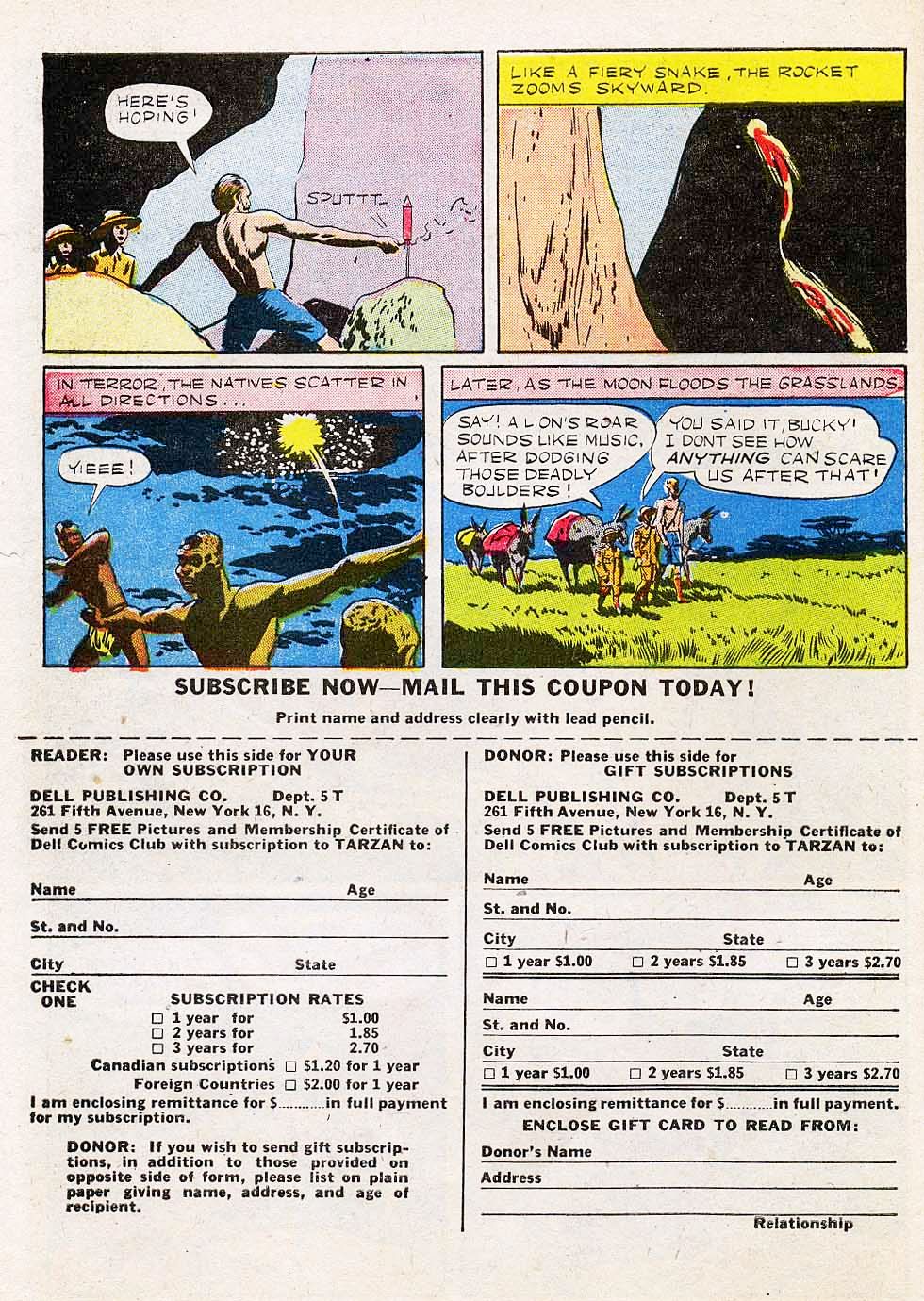 Read online Tarzan (1948) comic -  Issue #21 - 50