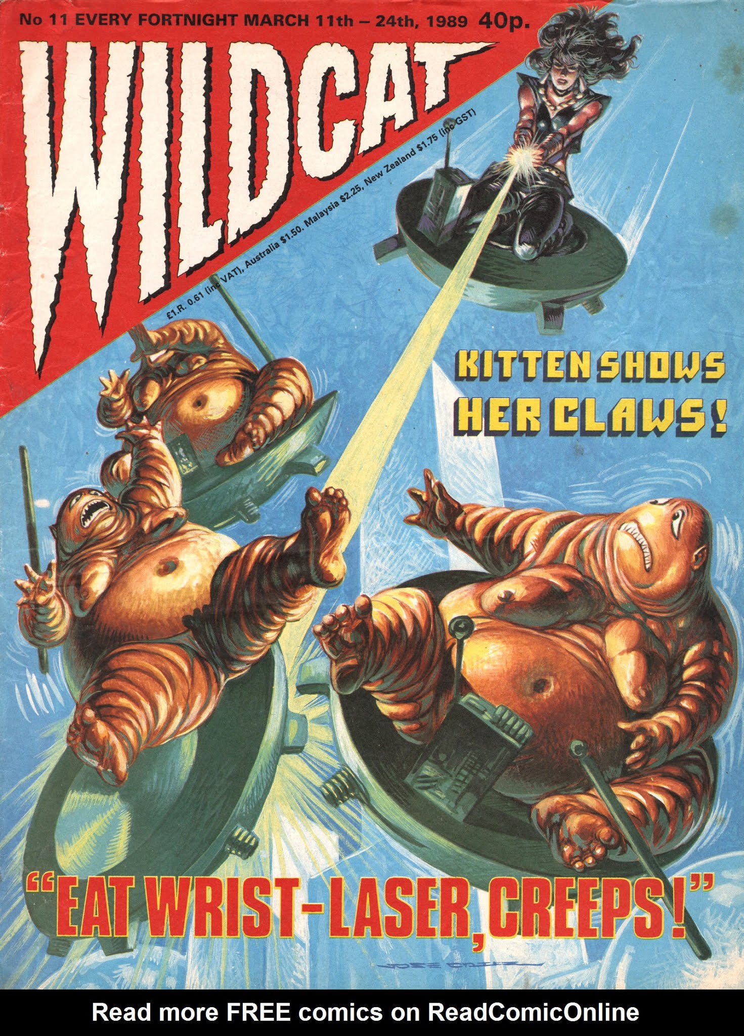 Read online Wildcat comic -  Issue #11 - 1