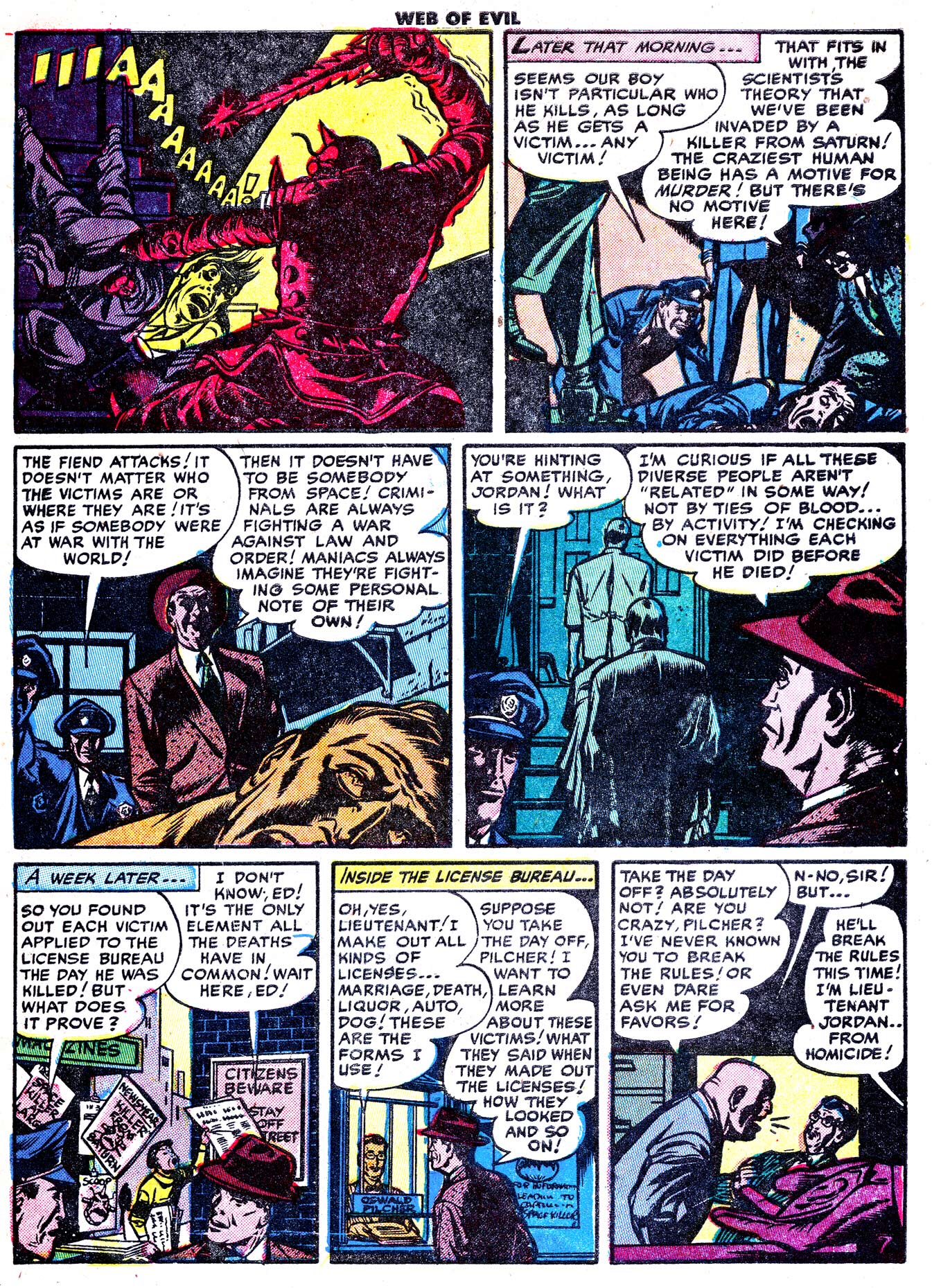 Read online Web of Evil comic -  Issue #3 - 9