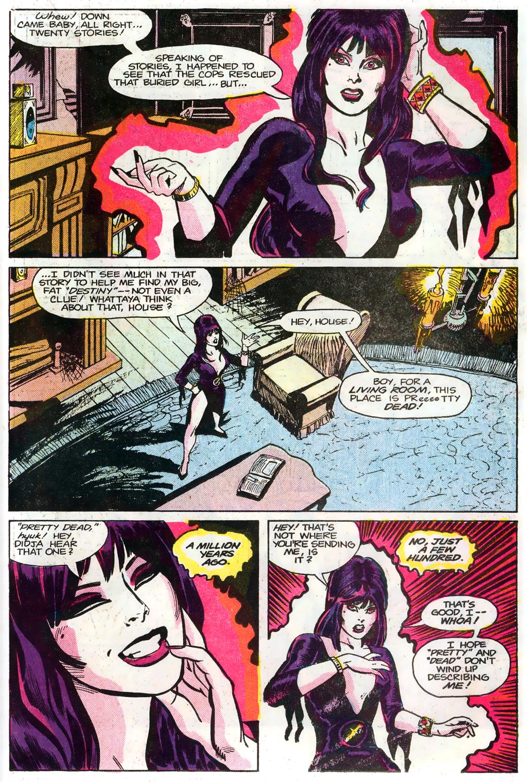 Read online Elvira's House of Mystery comic -  Issue #1 - 27