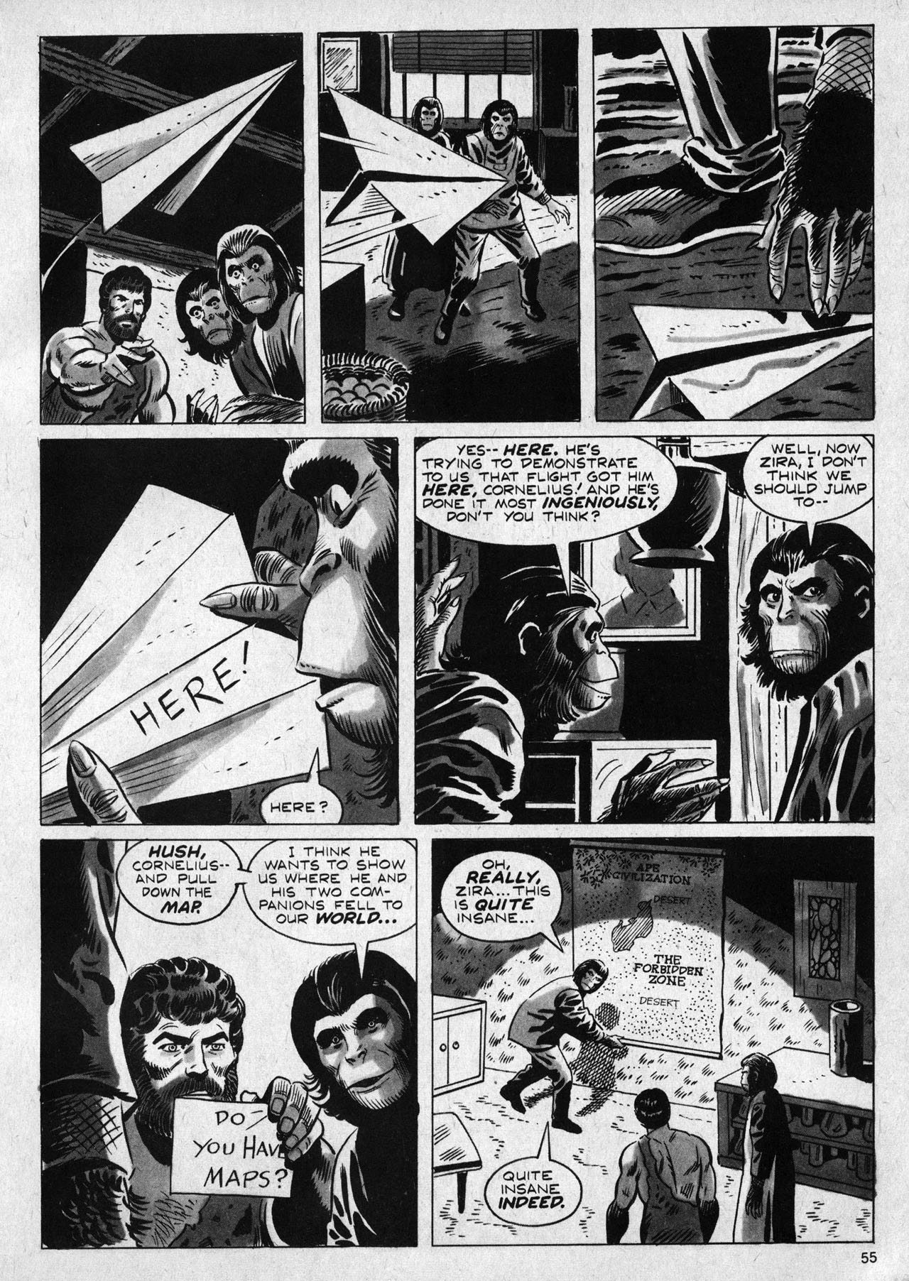 Read online Planet of the Apes comic -  Issue #3 - 53