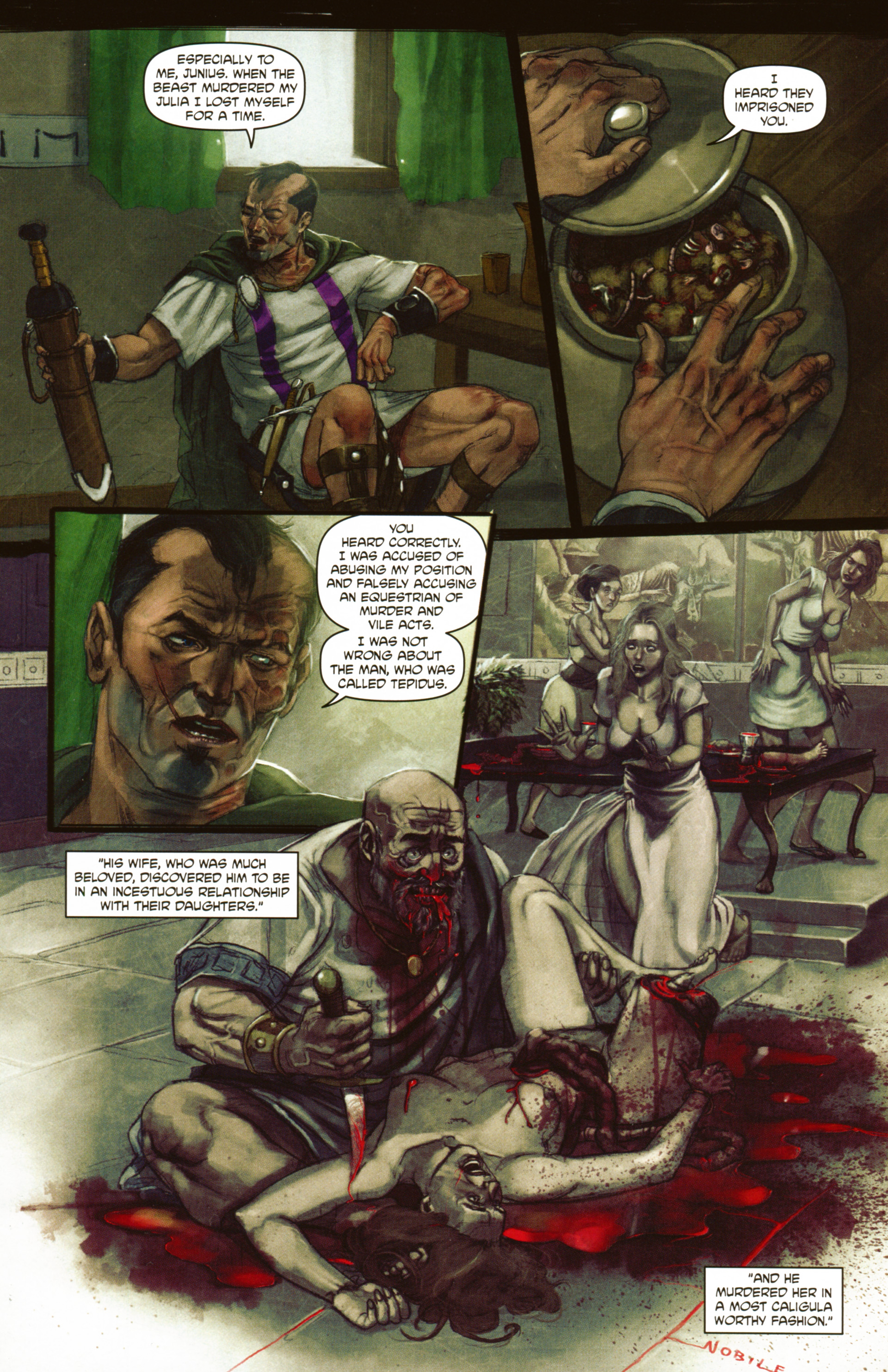 Read online Caligula: Heart of Rome comic -  Issue #2 - 12