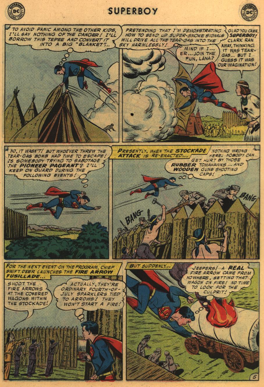 Read online Superboy (1949) comic -  Issue #56 - 6