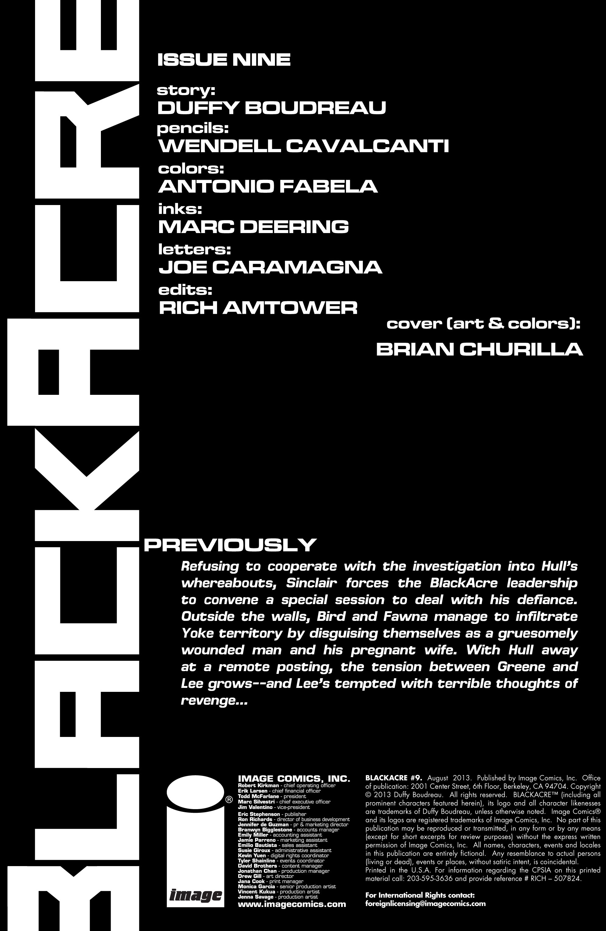 Read online BlackAcre comic -  Issue #9 - 2