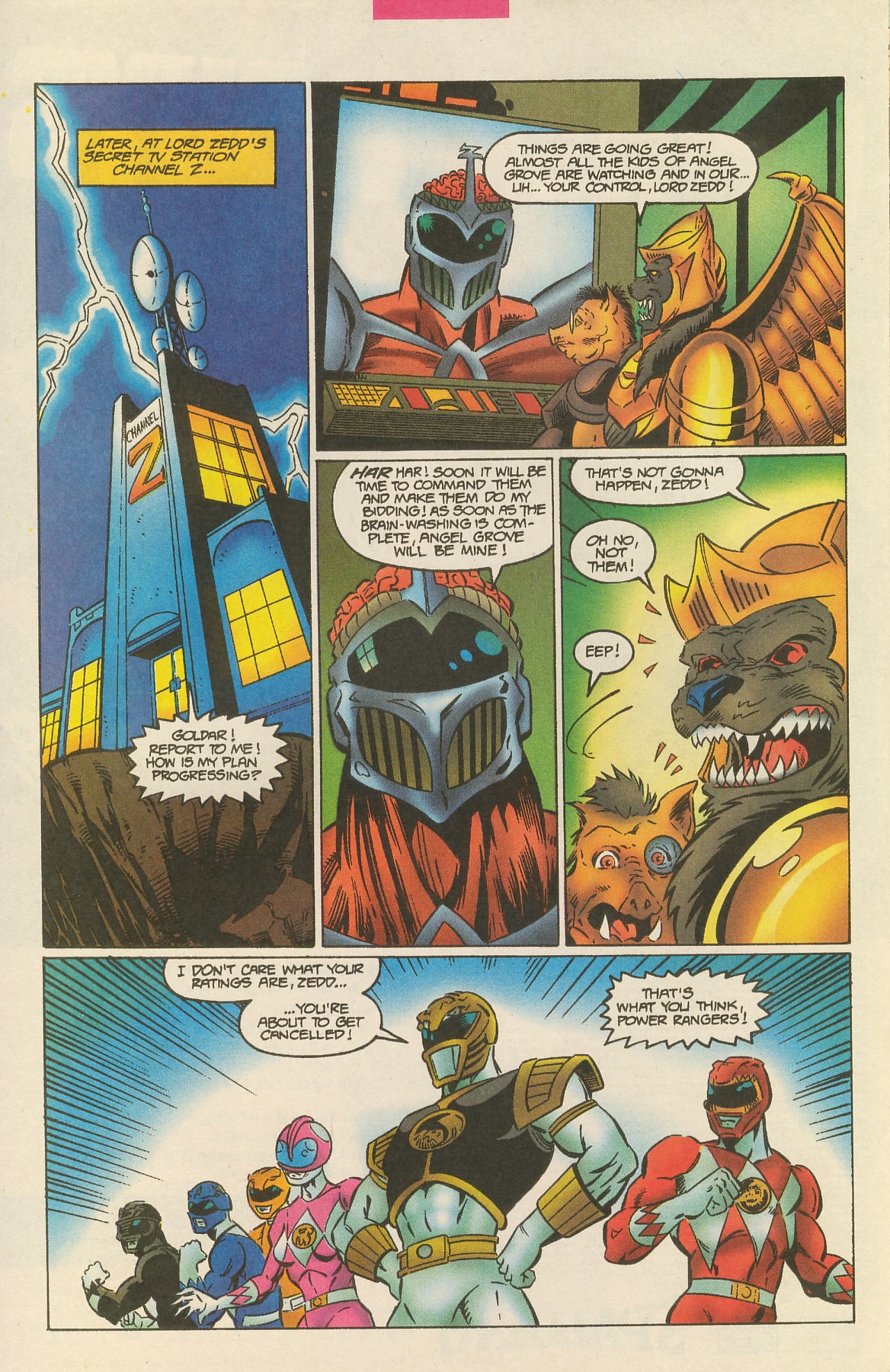 Read online Saban's Mighty Morphin' Power Rangers comic -  Issue #7 - 23