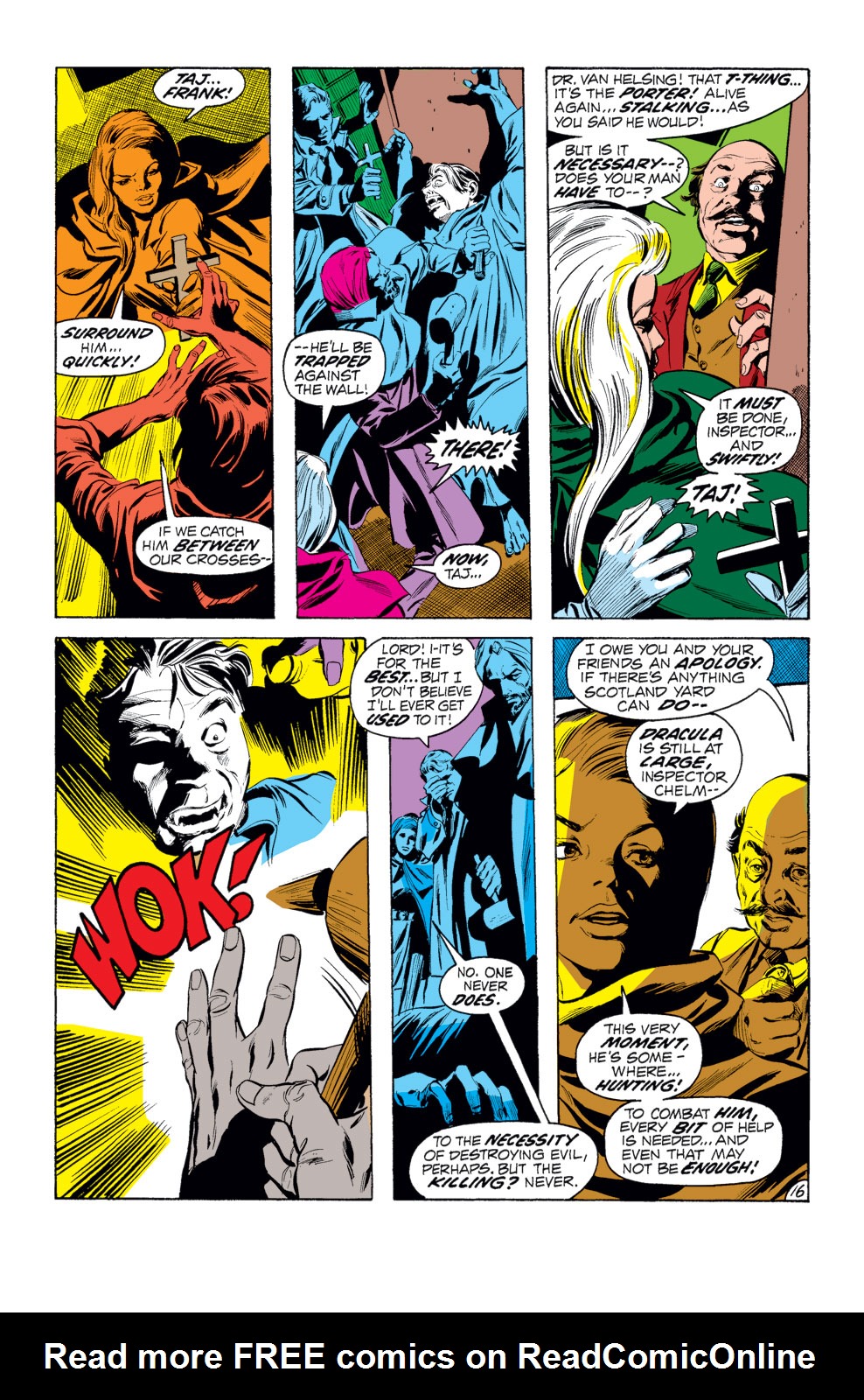 Read online Tomb of Dracula (1972) comic -  Issue #3 - 17