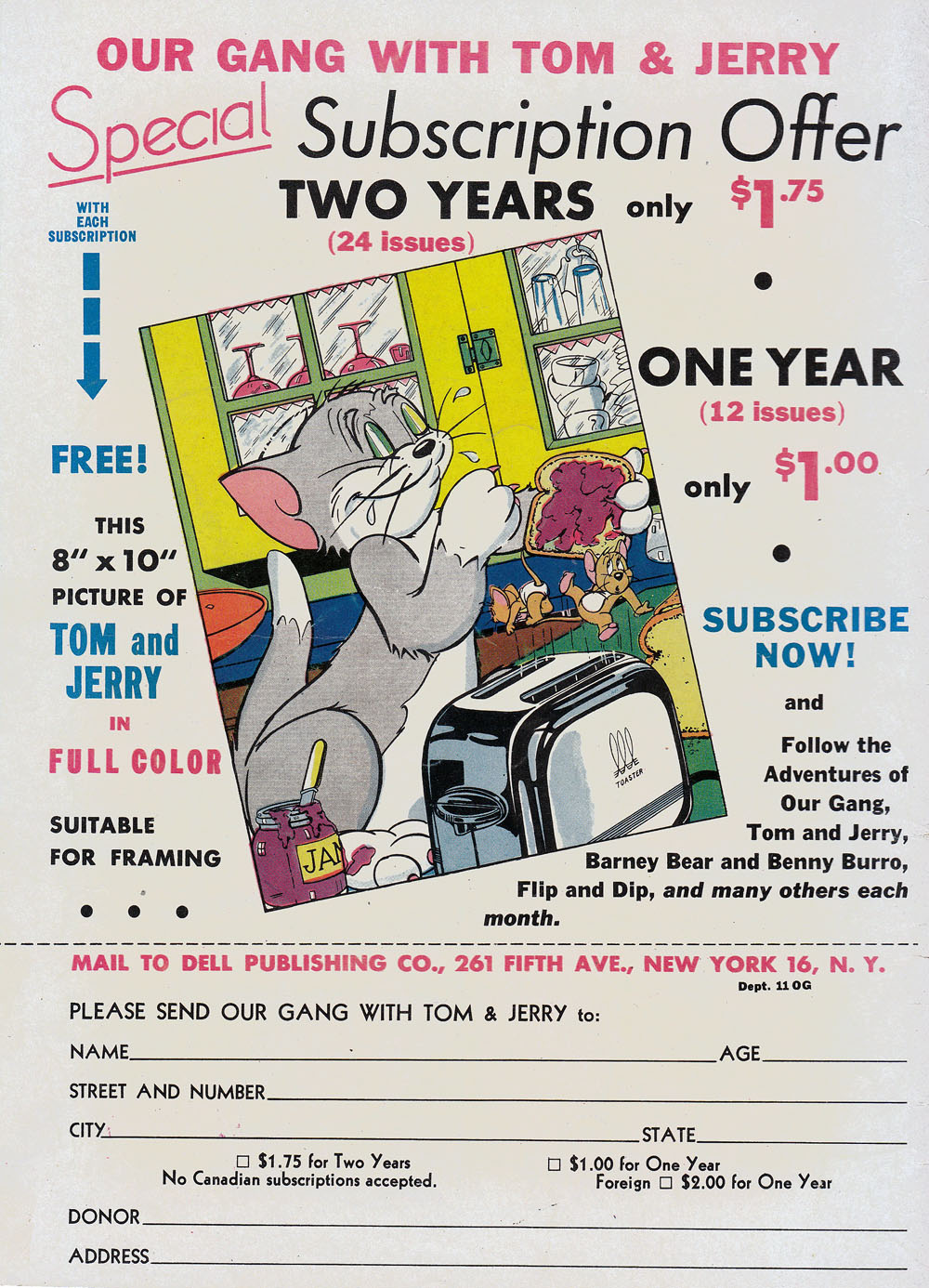 Read online Our Gang with Tom & Jerry comic -  Issue #52 - 52