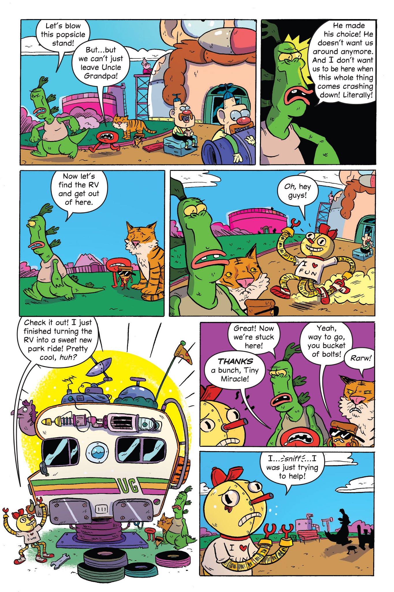 Read online Uncle Grandpa in Uncle Grandpaland comic -  Issue # TPB - 41