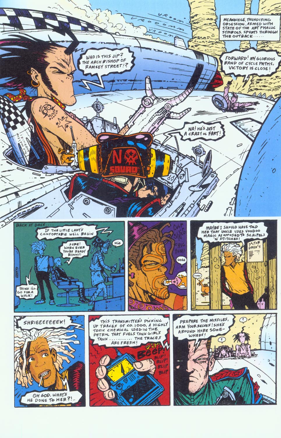 Read online Hewlett and Martin's Tank Girl comic -  Issue # TPB - 32