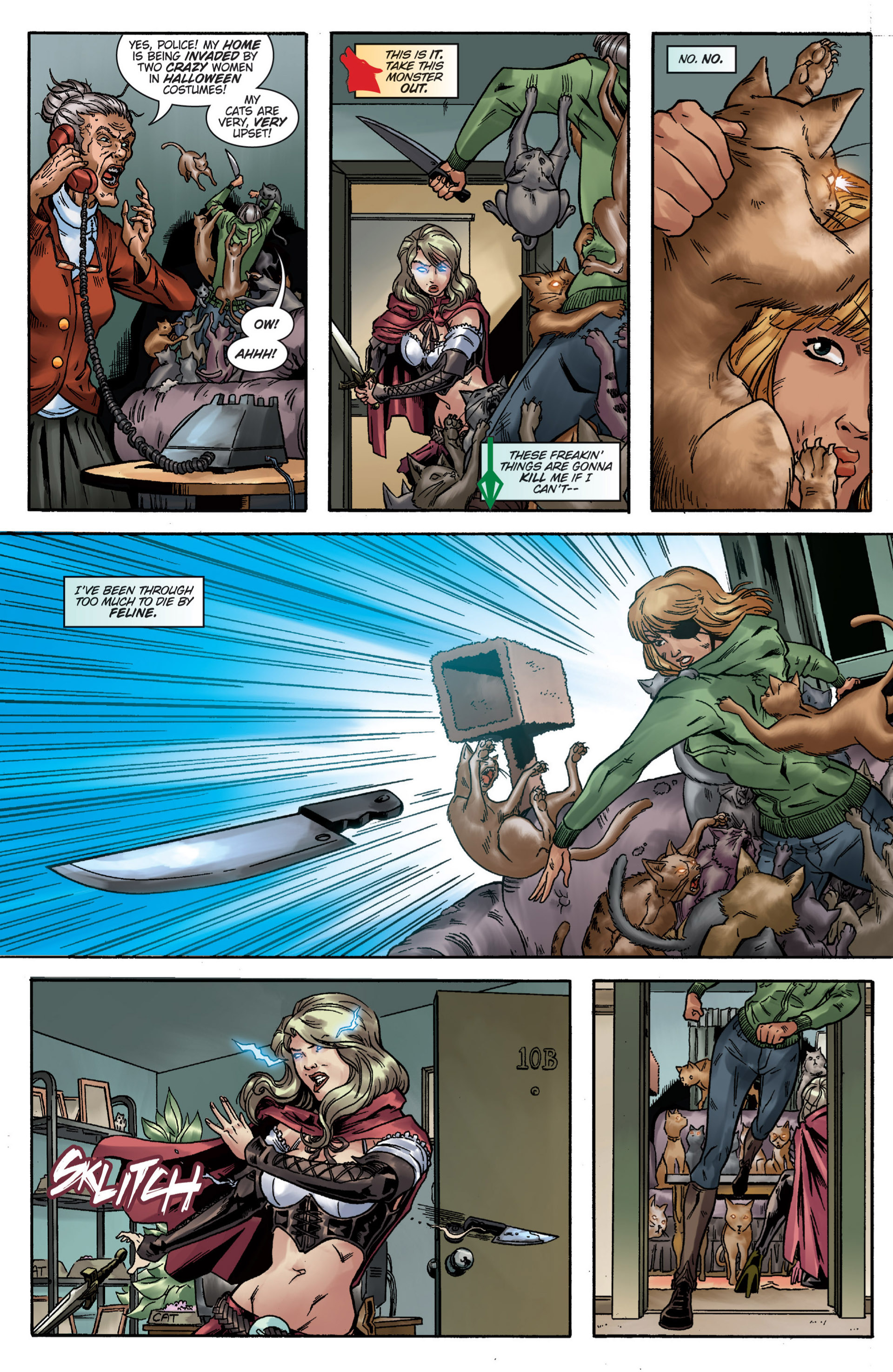 Read online Grimm Fairy Tales presents Robyn Hood vs. Red Riding Hood comic -  Issue # Full - 15