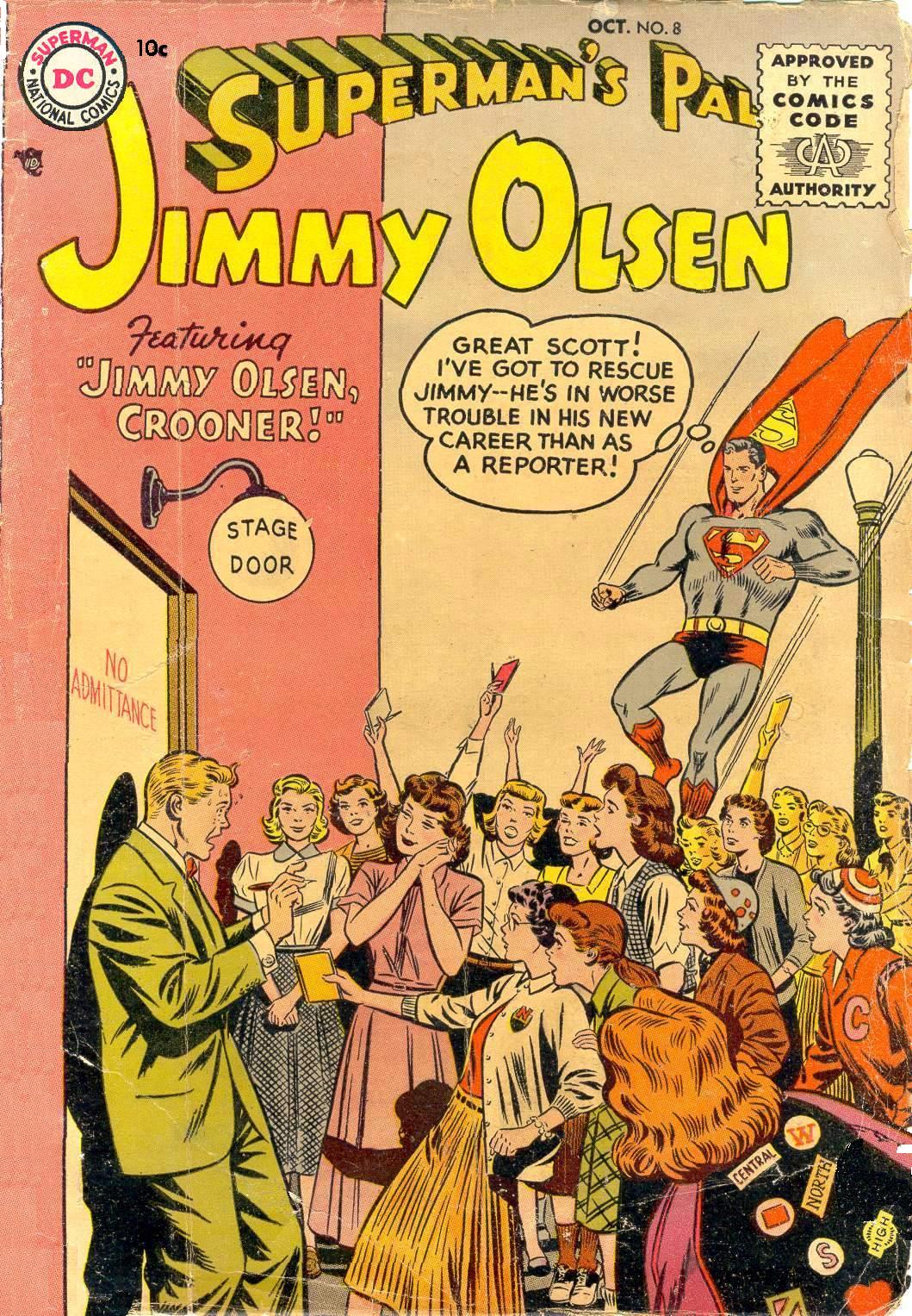 Read online Superman's Pal Jimmy Olsen comic -  Issue #8 - 1