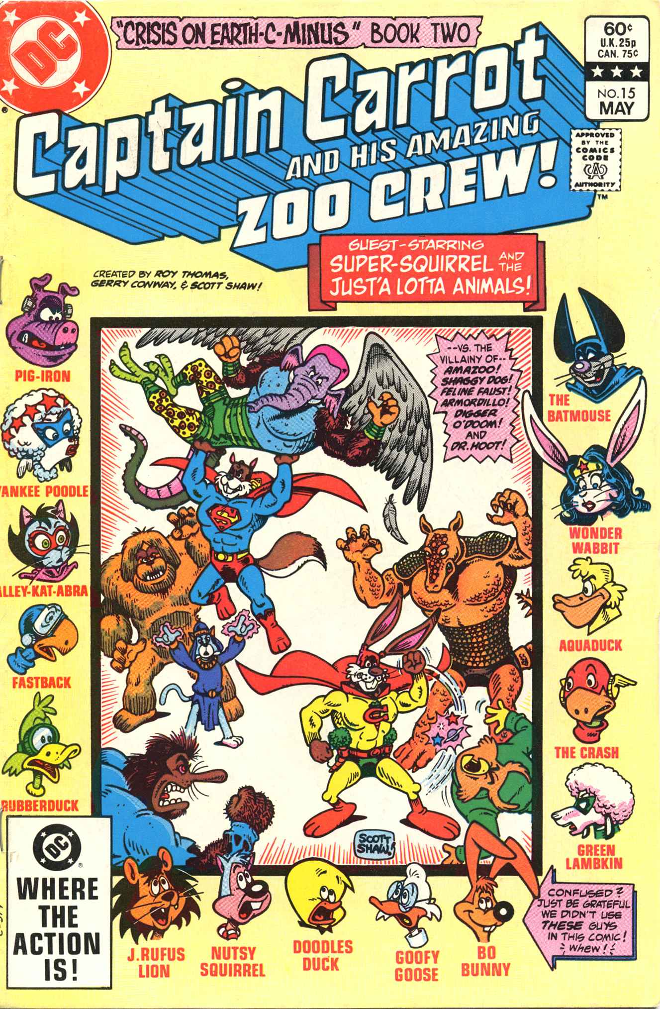 Read online Captain Carrot and His Amazing Zoo Crew! comic -  Issue #15 - 1