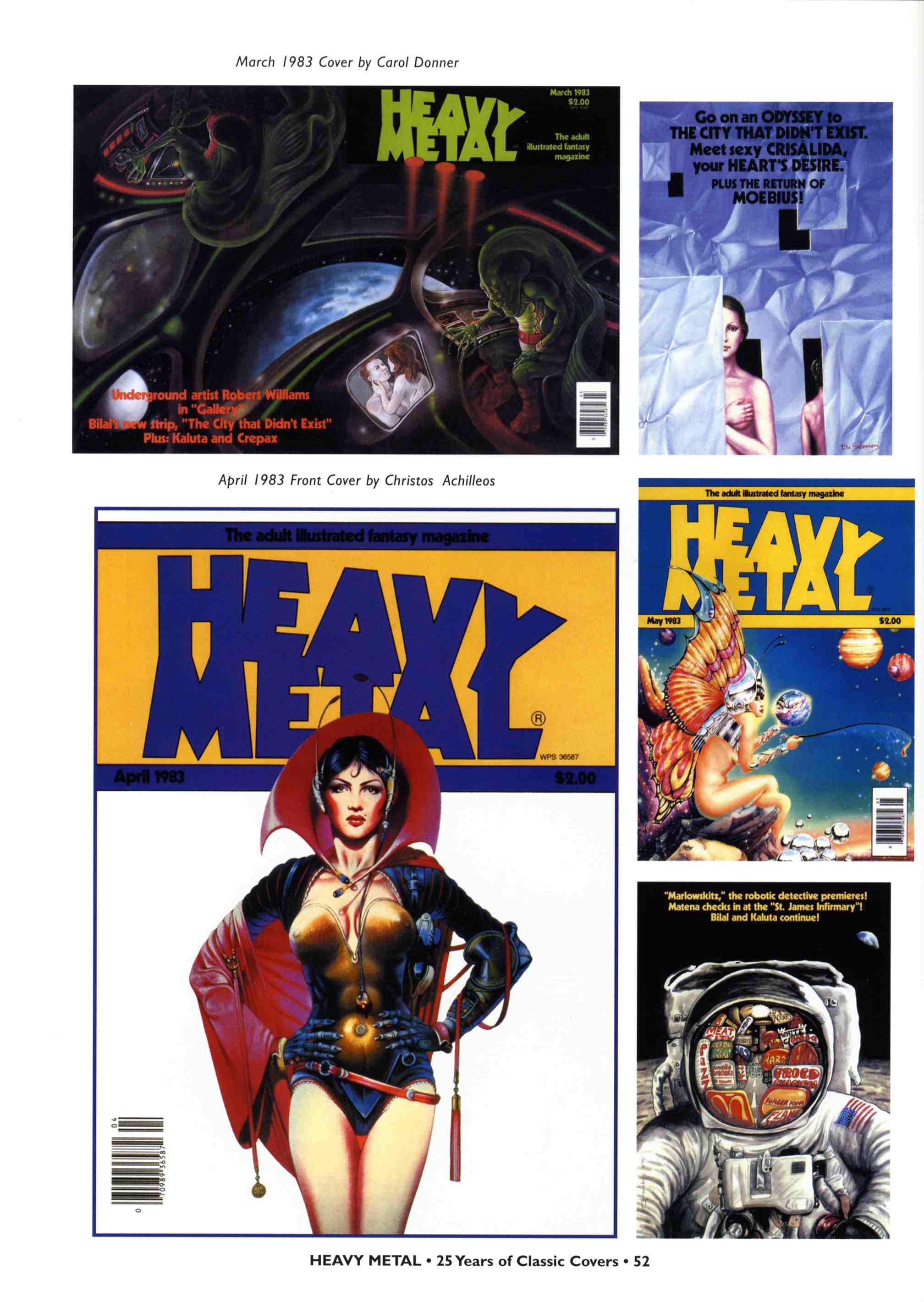 Read online Heavy Metal: 25 Years of Classic Covers comic -  Issue # TPB - 58