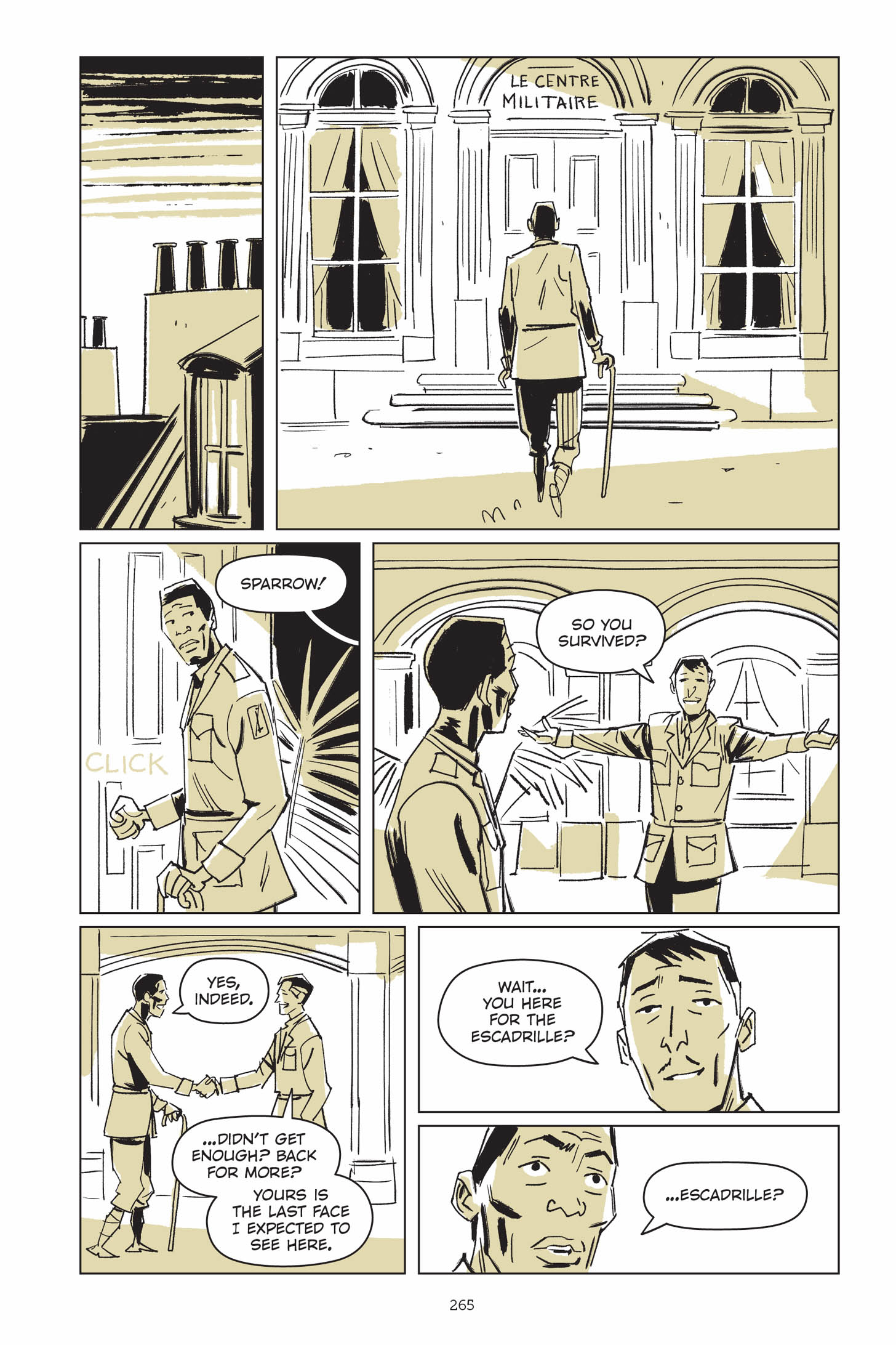 Read online Now Let Me Fly: A Portrait of Eugene Bullard comic -  Issue # TPB (Part 3) - 61