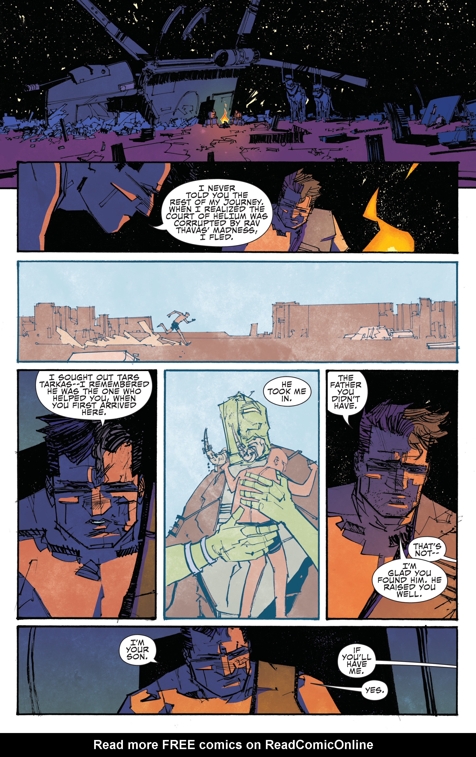 Read online John Carter: The End comic -  Issue #5 - 6