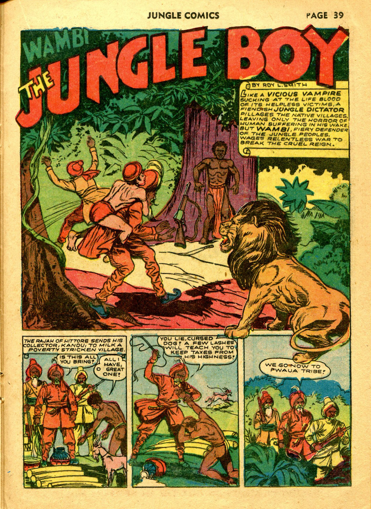 Read online Jungle Comics comic -  Issue #33 - 41
