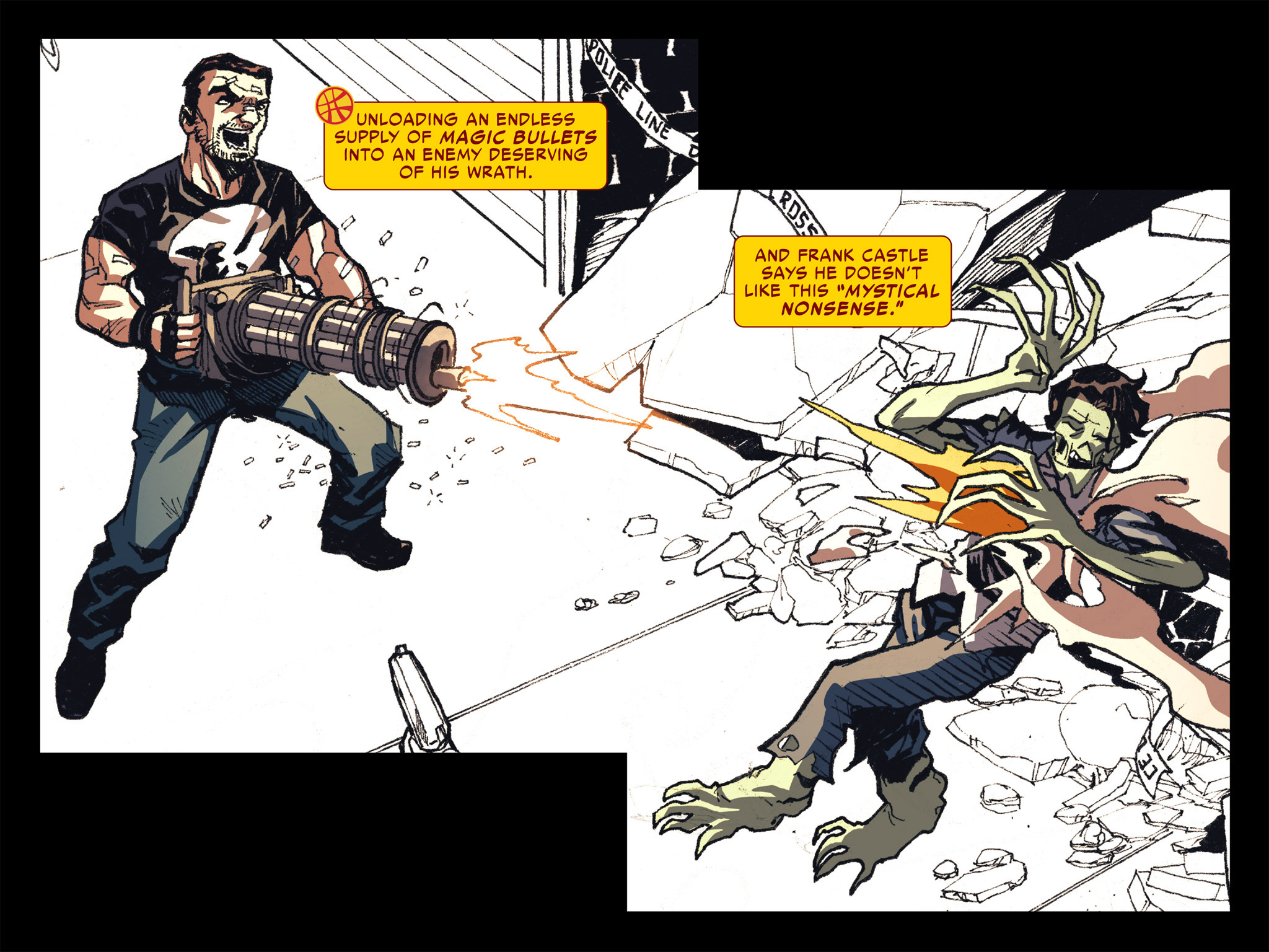 Read online Doctor Strange/Punisher: Magic Bullets Infinite Comic comic -  Issue #6 - 3