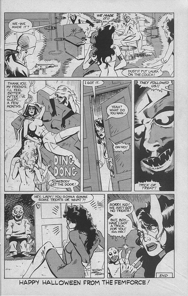 Read online Femforce in the House of Horror comic -  Issue # Full - 25