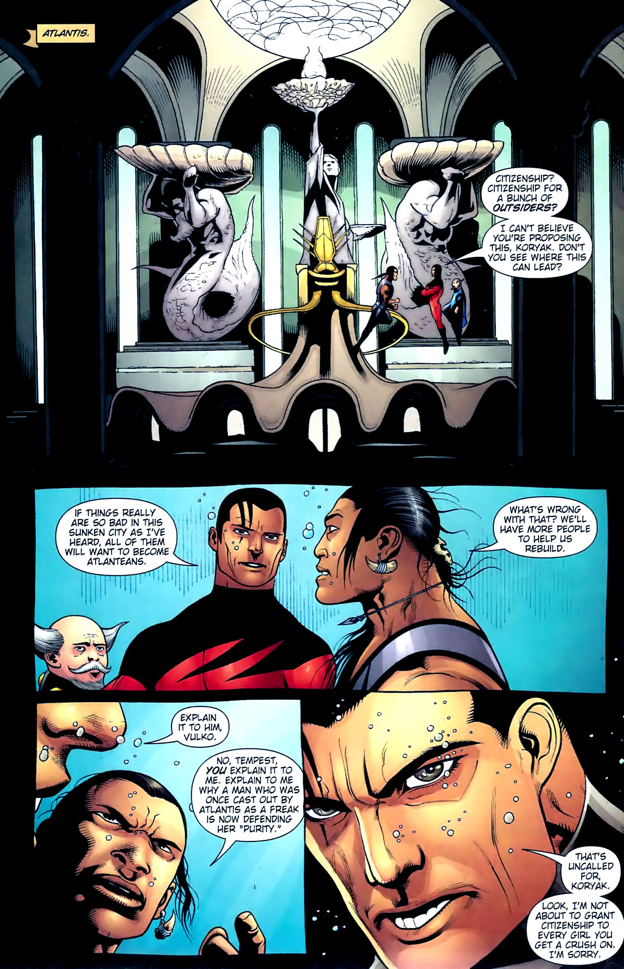 Read online Aquaman (2003) comic -  Issue #32 - 19