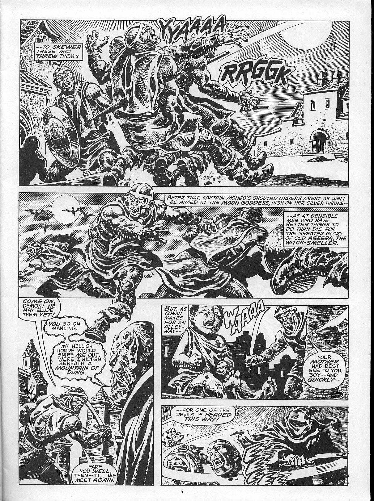 Read online The Savage Sword Of Conan comic -  Issue #204 - 7