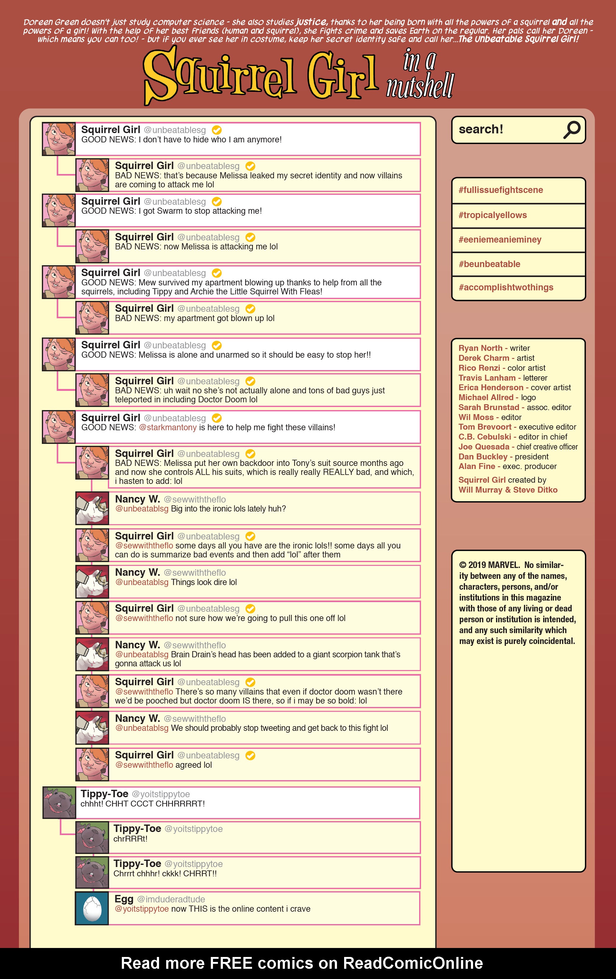 Read online The Unbeatable Squirrel Girl II comic -  Issue #49 - 2