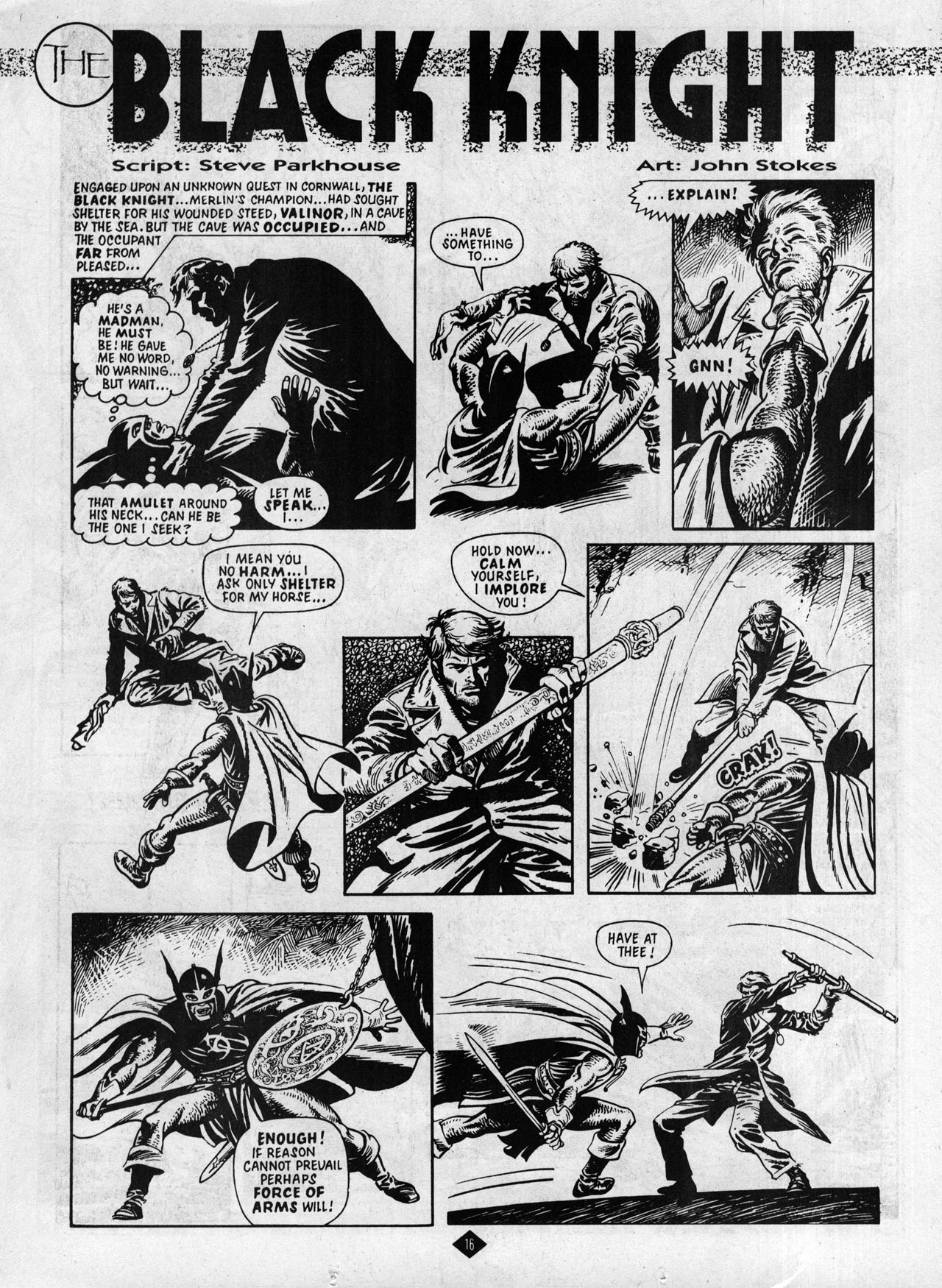 Read online Captain Britain (1985) comic -  Issue #14 - 16