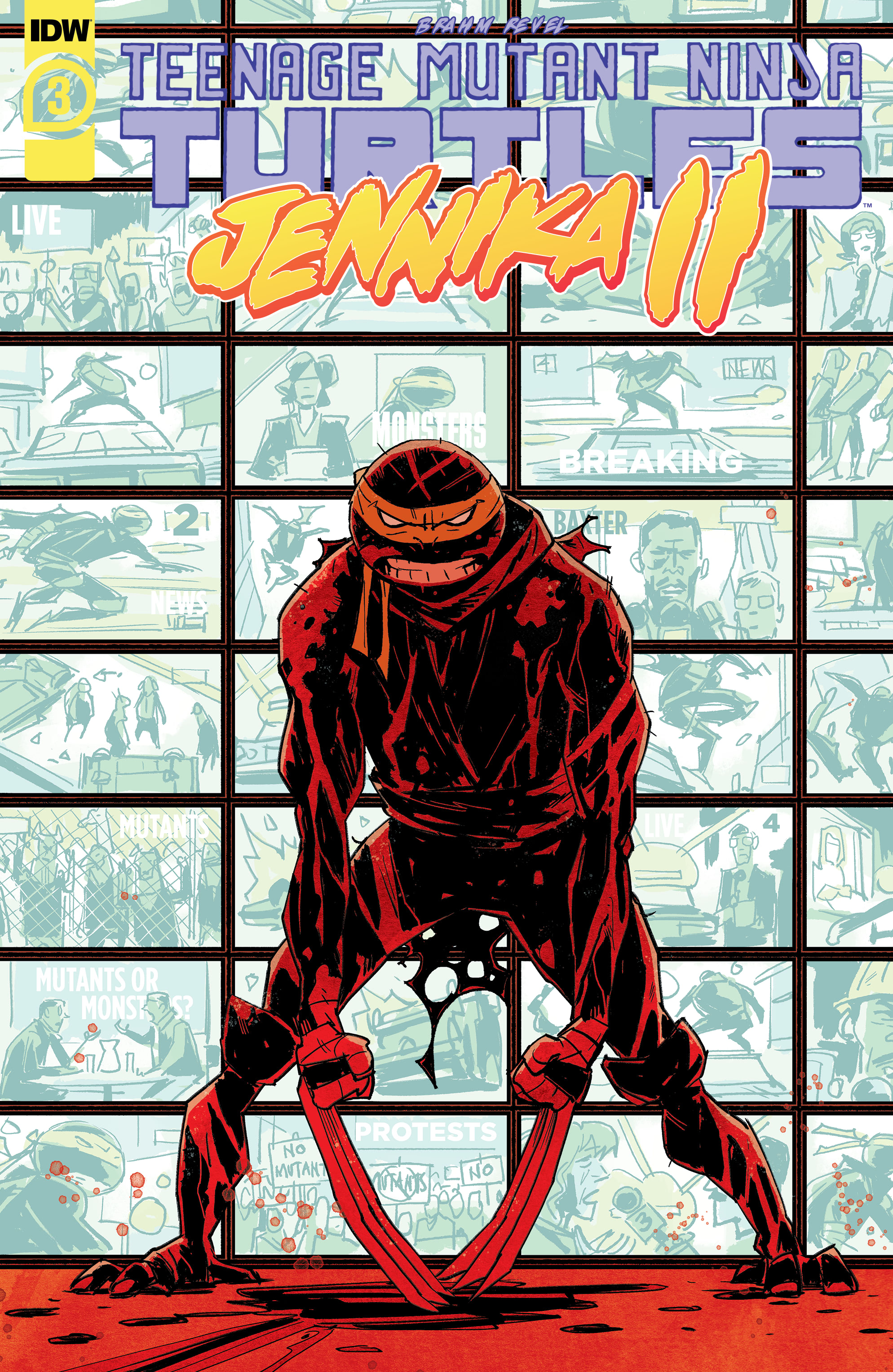 Read online Teenage Mutant Ninja Turtles: Jennika II comic -  Issue #3 - 1