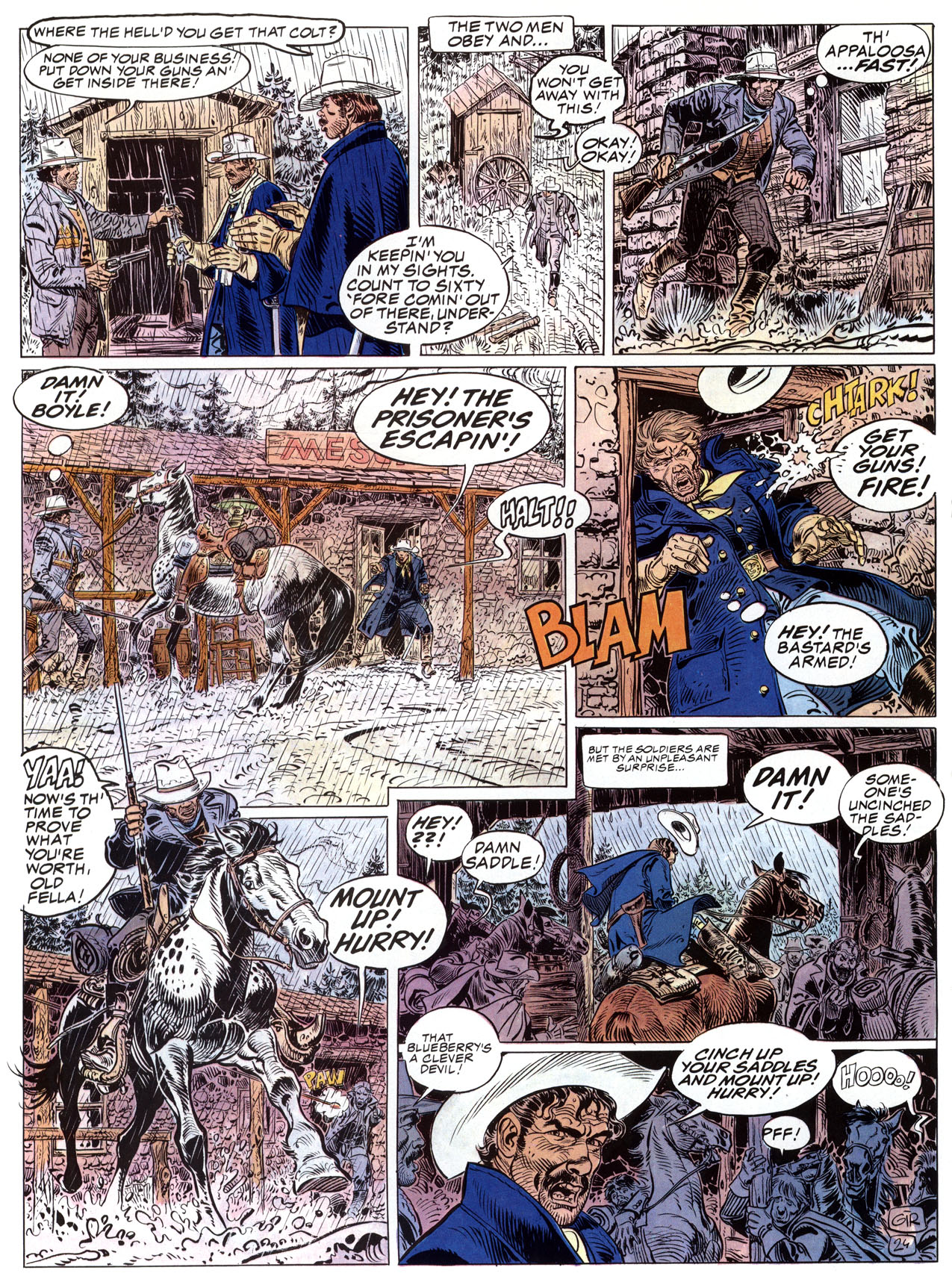 Read online Epic Graphic Novel: Blueberry comic -  Issue #4 - 30