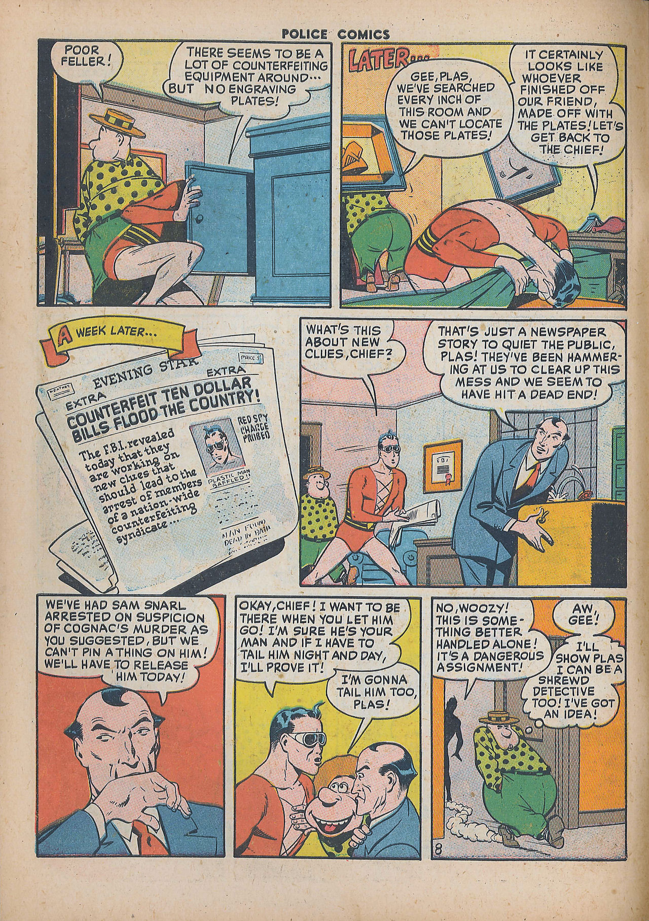 Read online Police Comics comic -  Issue #102 - 10