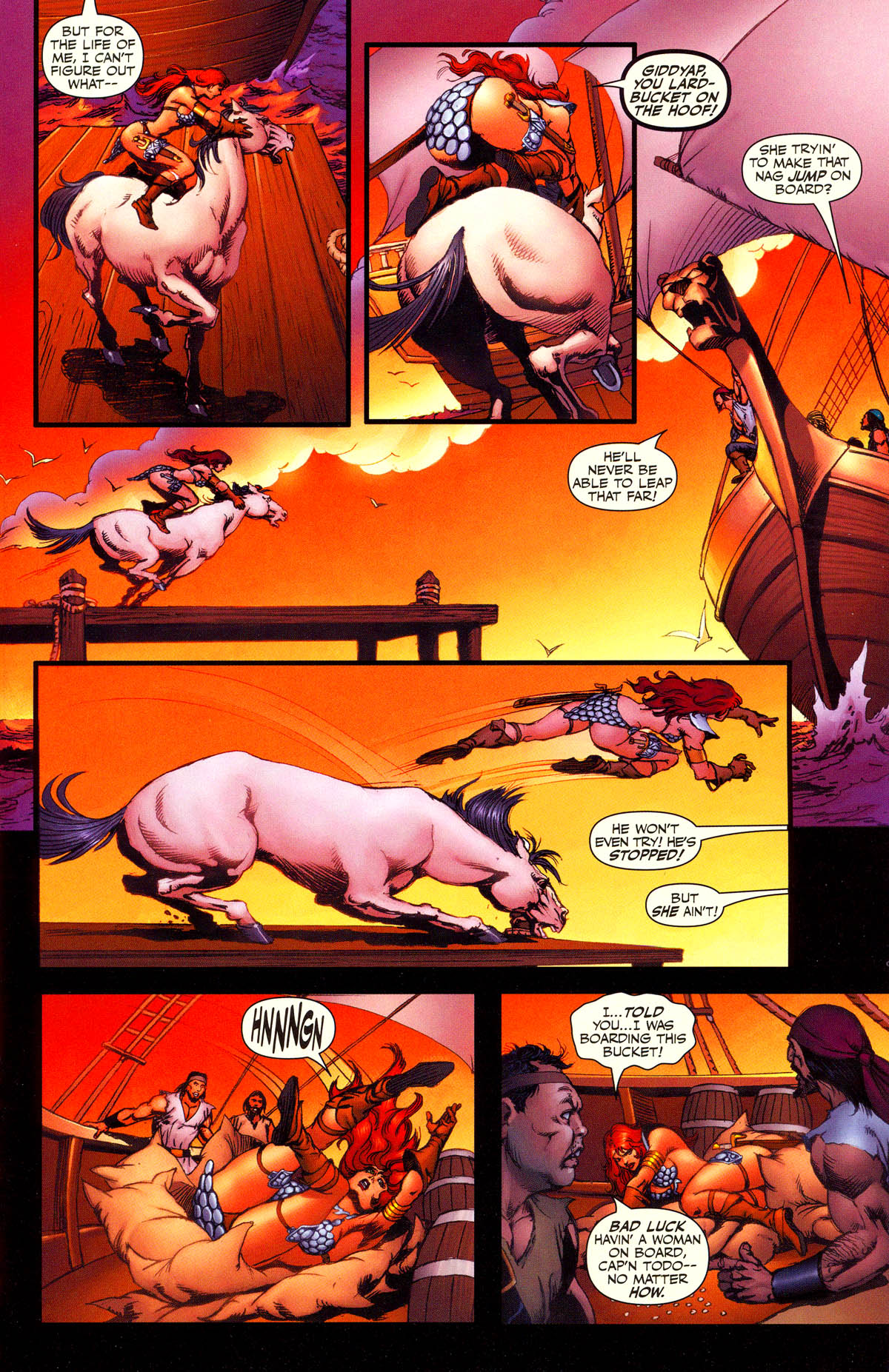 Read online Red Sonja: Monster Isle comic -  Issue # Full - 7