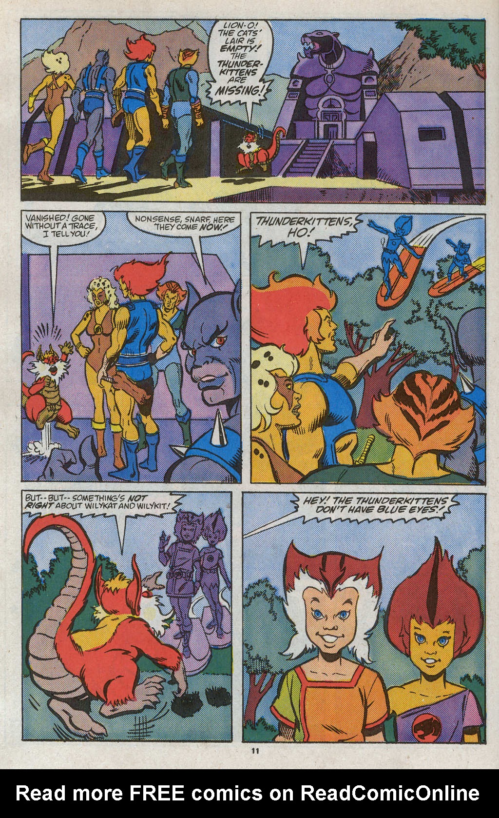 Read online ThunderCats (1985) comic -  Issue #22 - 16
