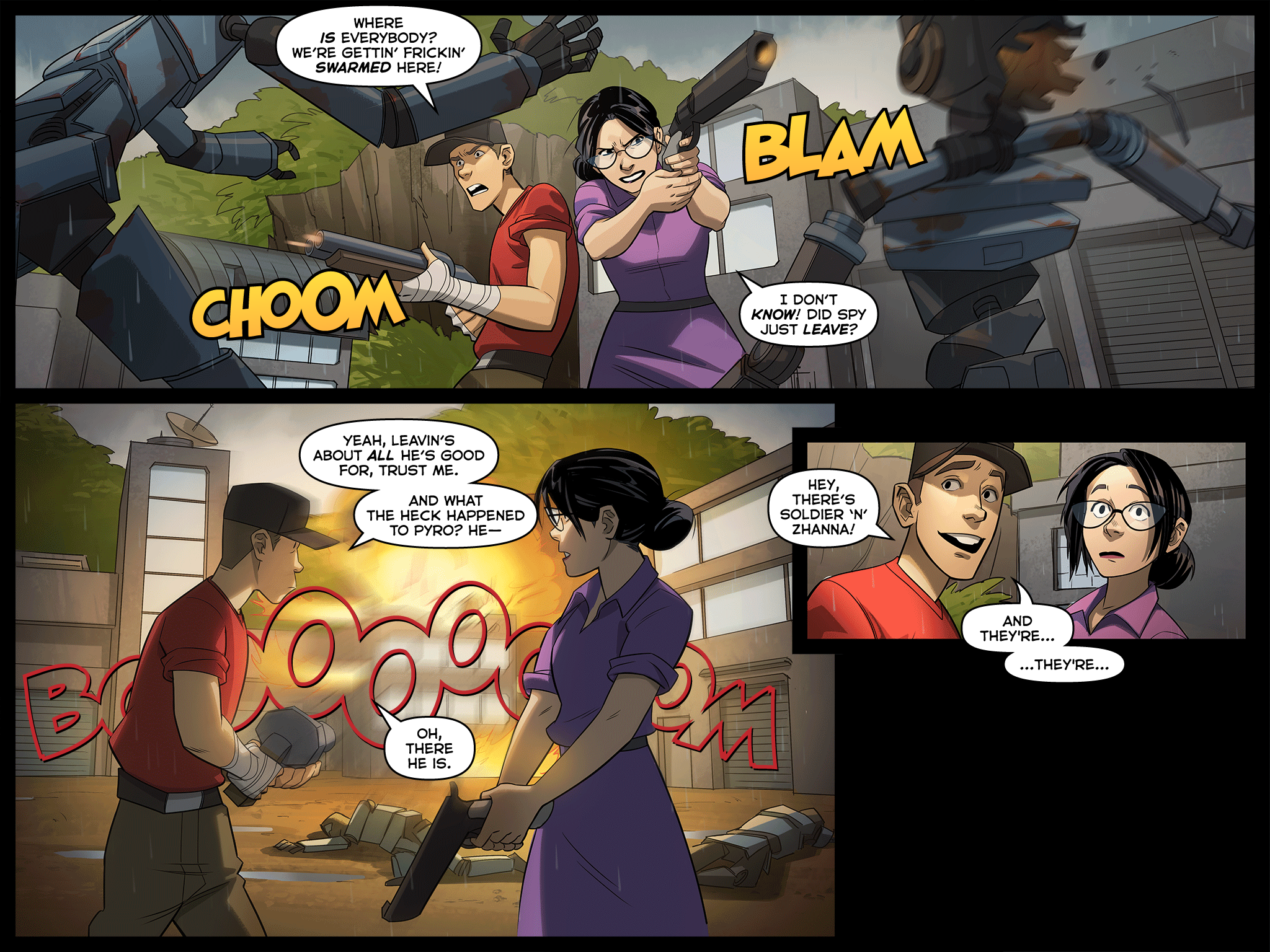 Read online Team Fortress 2 comic -  Issue #6 - 132