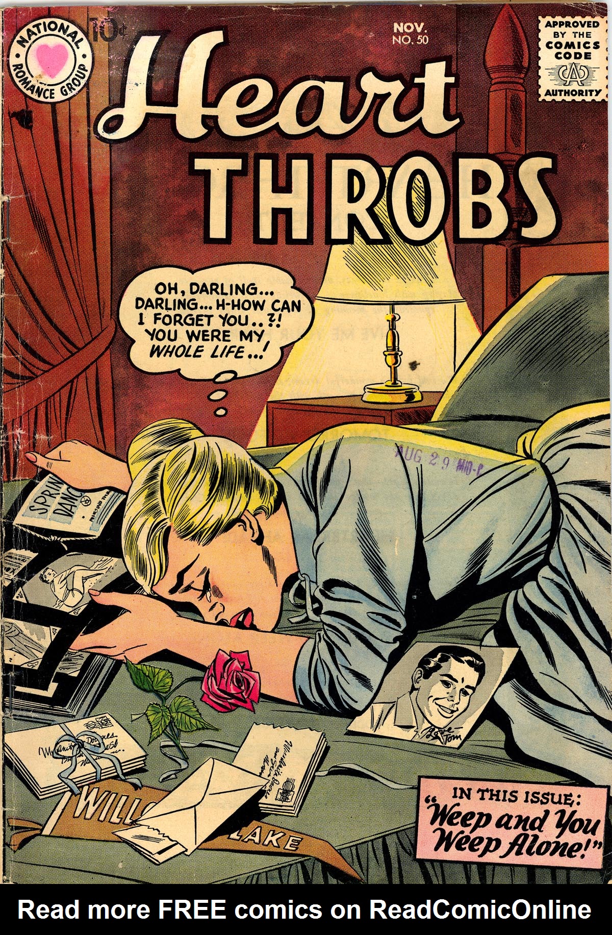Read online Heart Throbs comic -  Issue #50 - 1