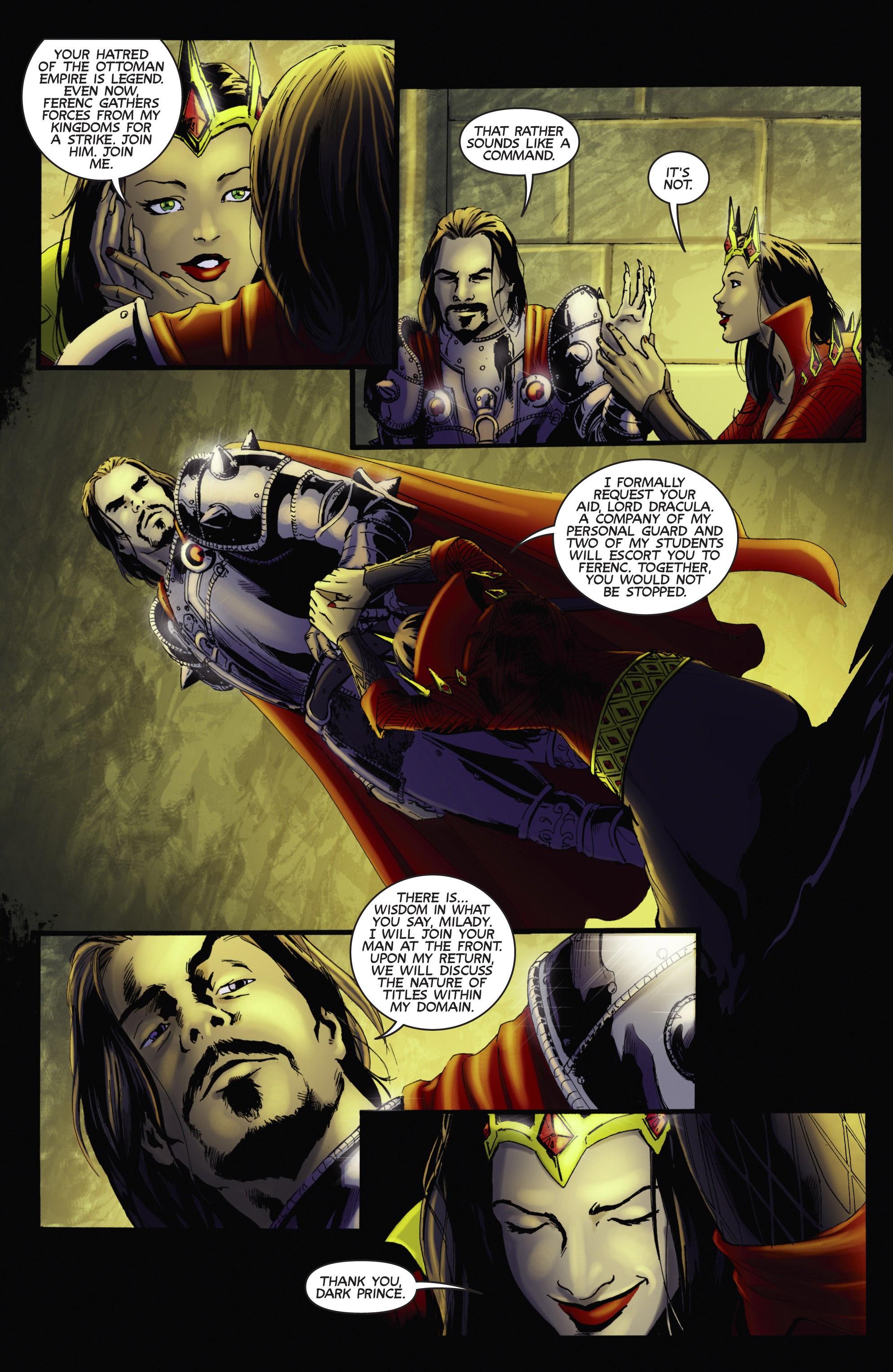 Read online Blood Queen Vs. Dracula comic -  Issue #2 - 10