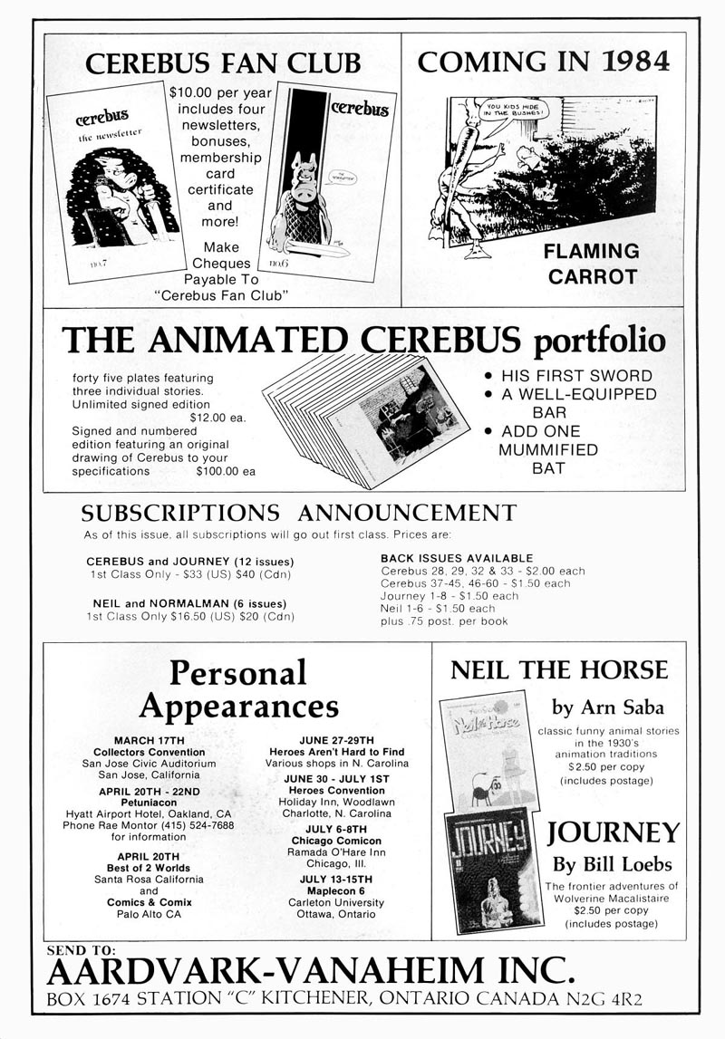 Read online Cerebus comic -  Issue #60 - 32