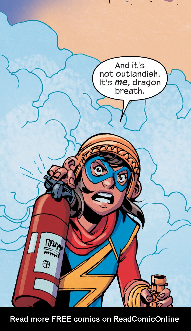 Read online Ms. Marvel: Bottled Up Infinity Comic comic -  Issue # Full - 61