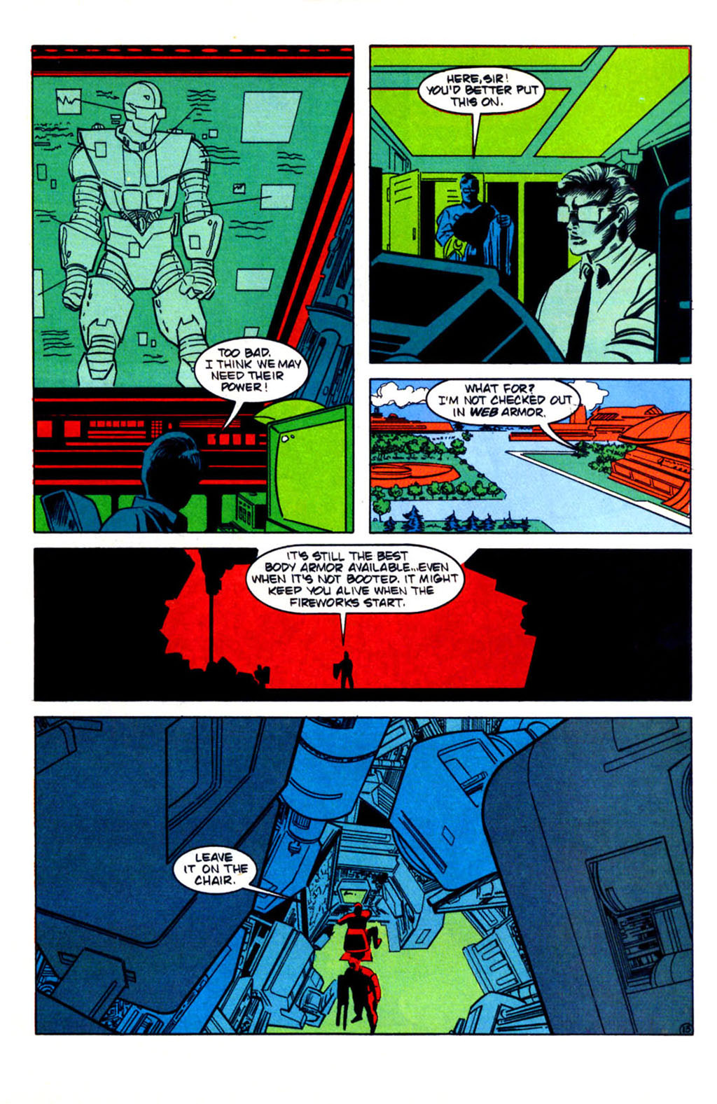 Read online The Web (1991) comic -  Issue #9 - 14