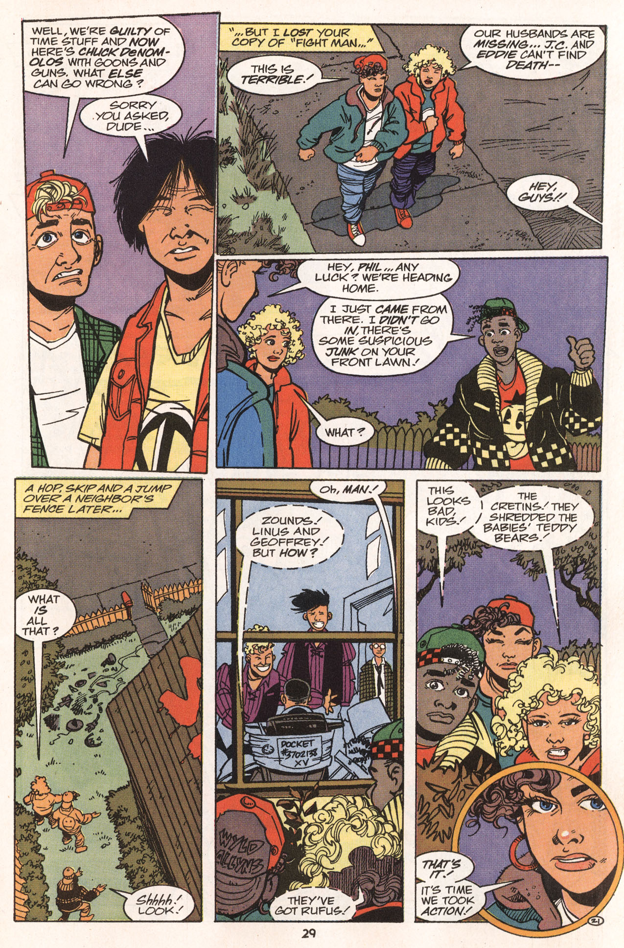 Read online Bill & Ted's Excellent Comic Book comic -  Issue #6 - 29