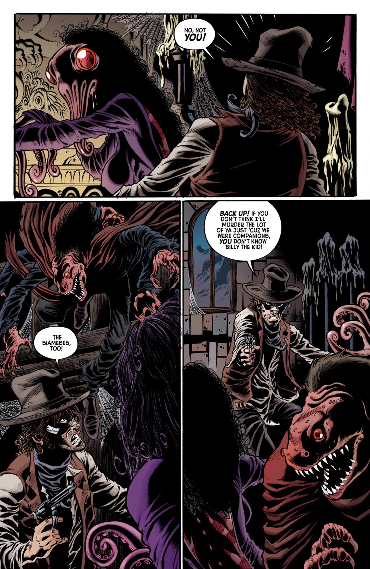 Read online Billy the Kid's Old Timey Oddities and the Orm of Loch Ness comic -  Issue #3 - 9
