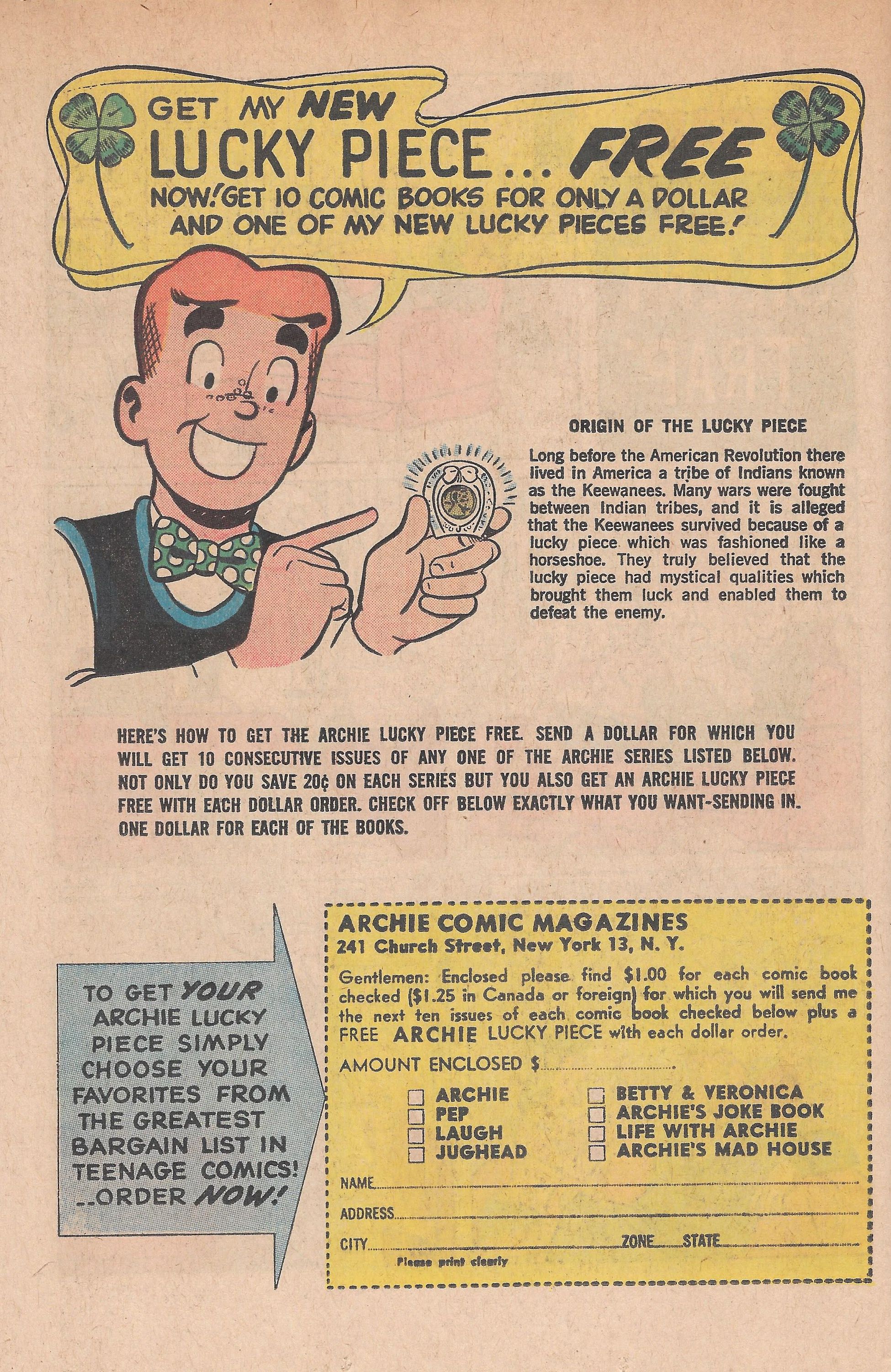 Read online Archie's Joke Book Magazine comic -  Issue #79 - 34