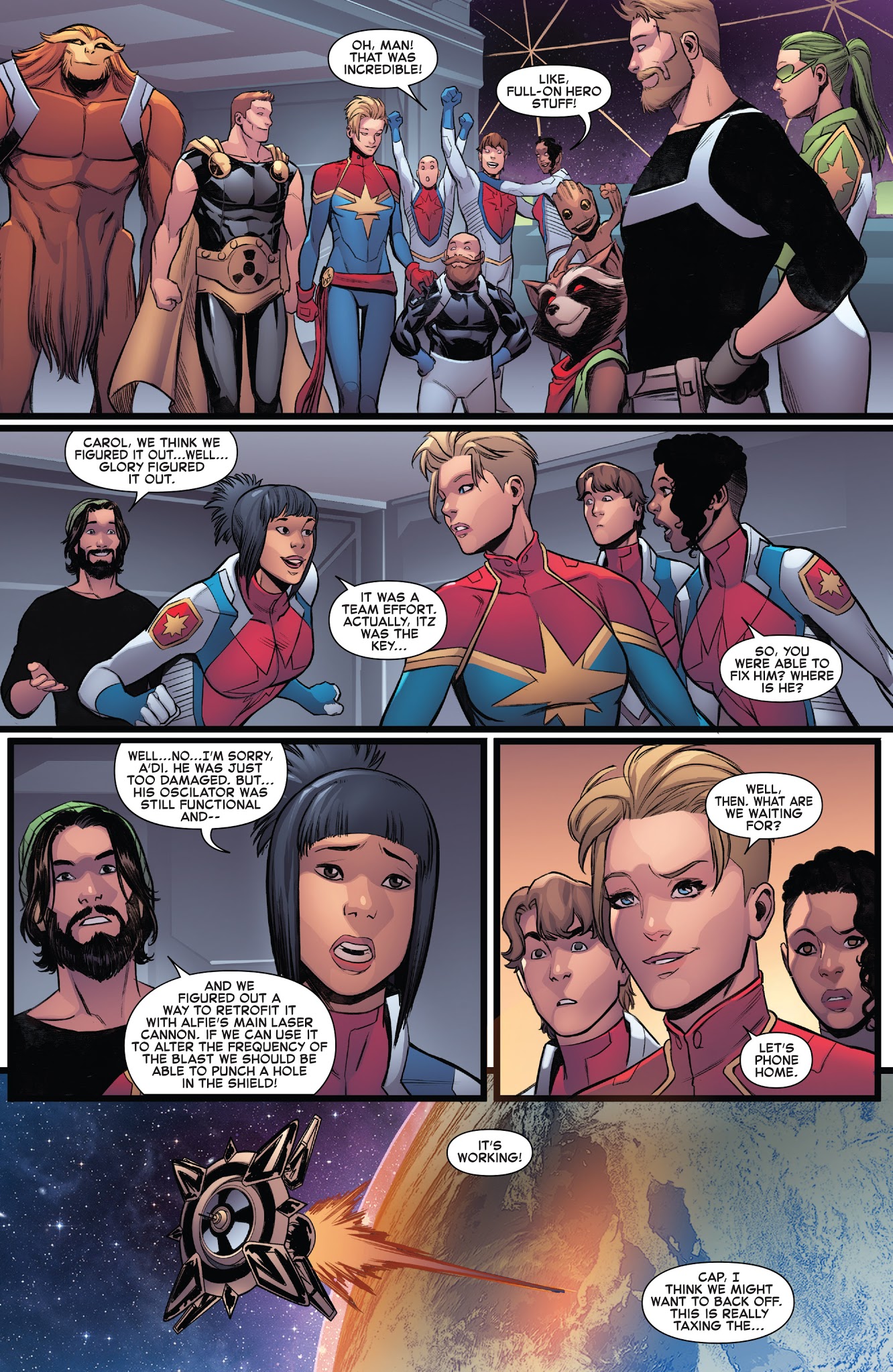 Read online The Mighty Captain Marvel comic -  Issue #7 - 19