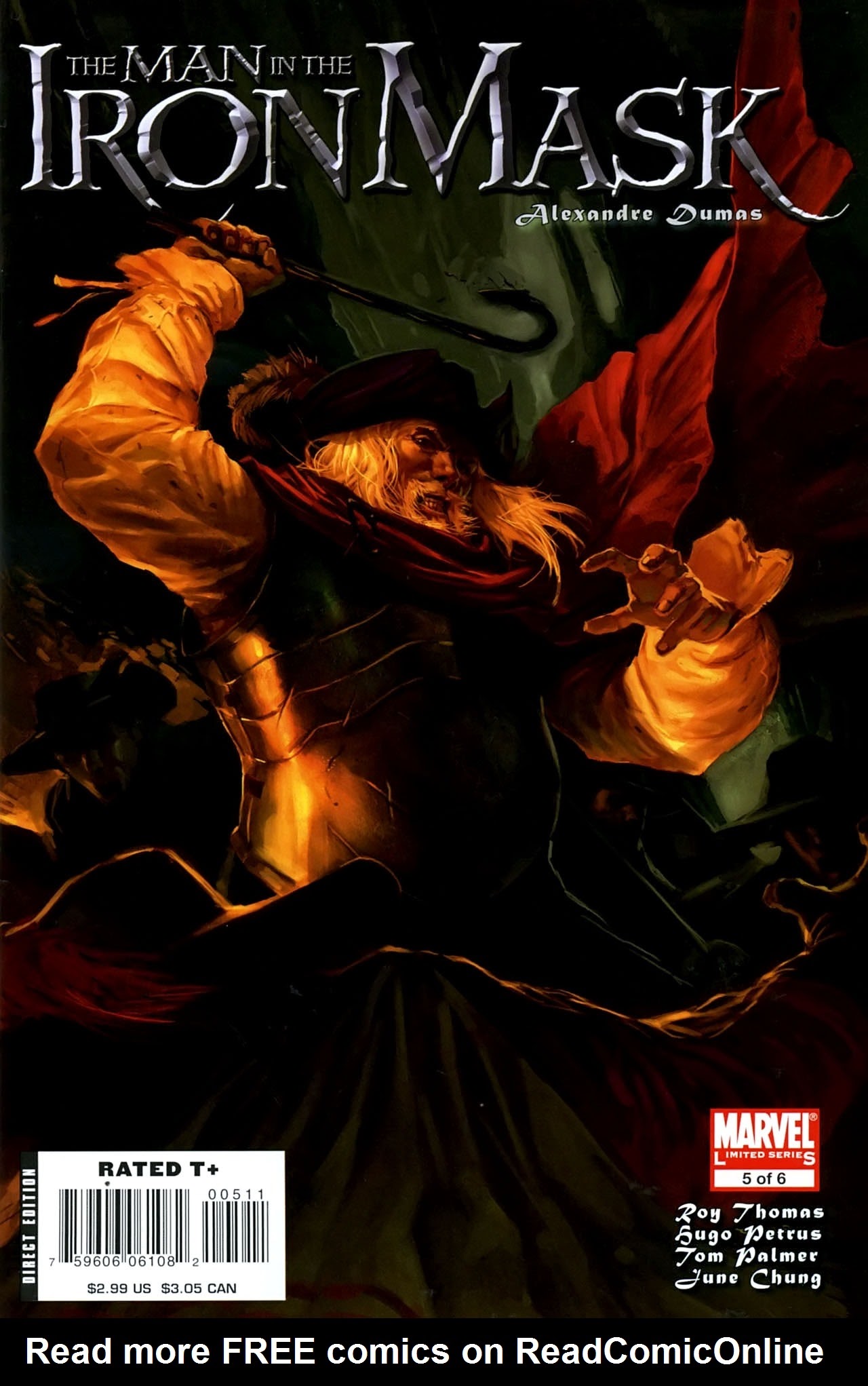 Read online The Man in the Iron Mask comic -  Issue #5 - 1
