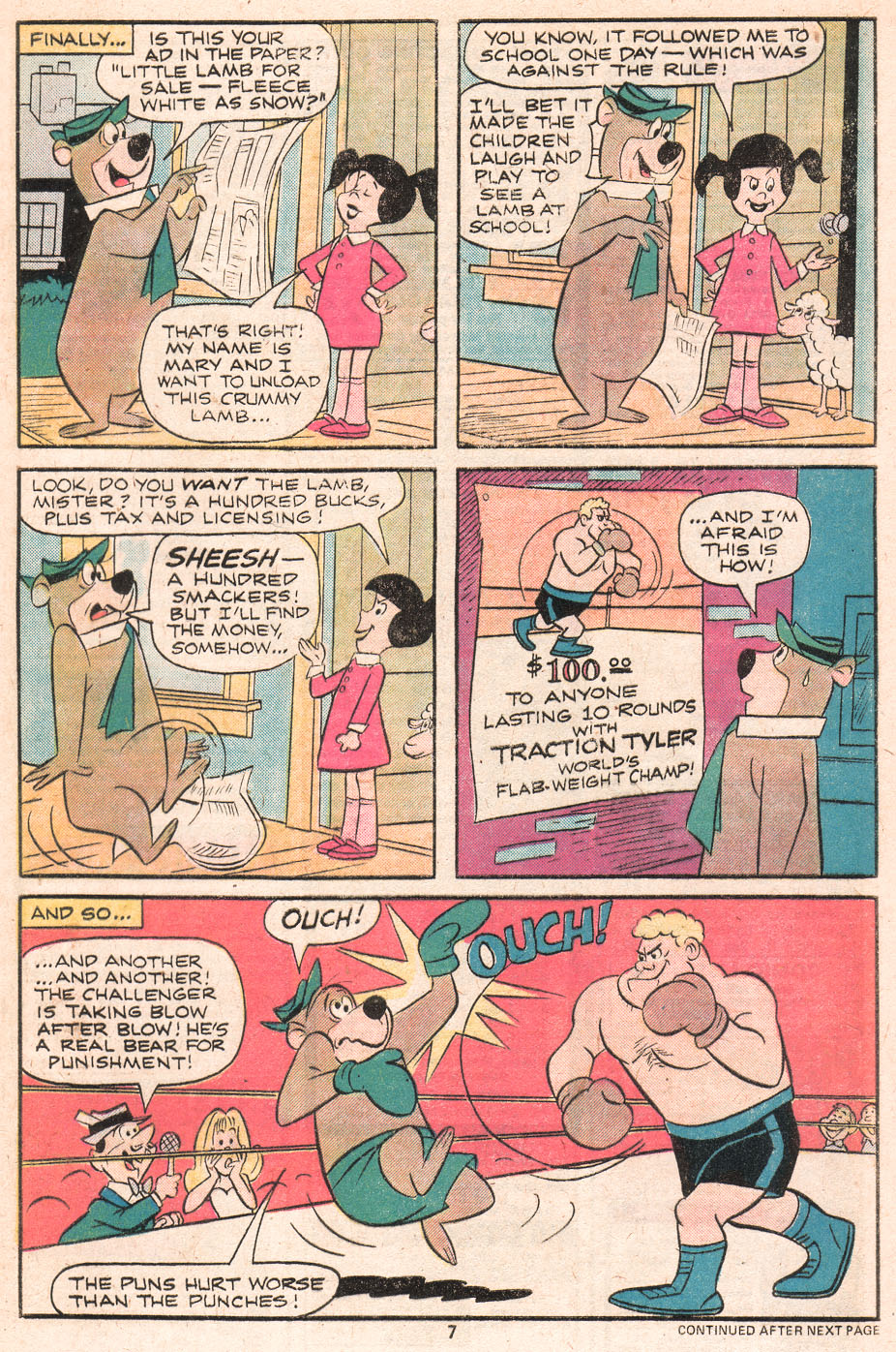 Read online Yogi Bear comic -  Issue #4 - 9