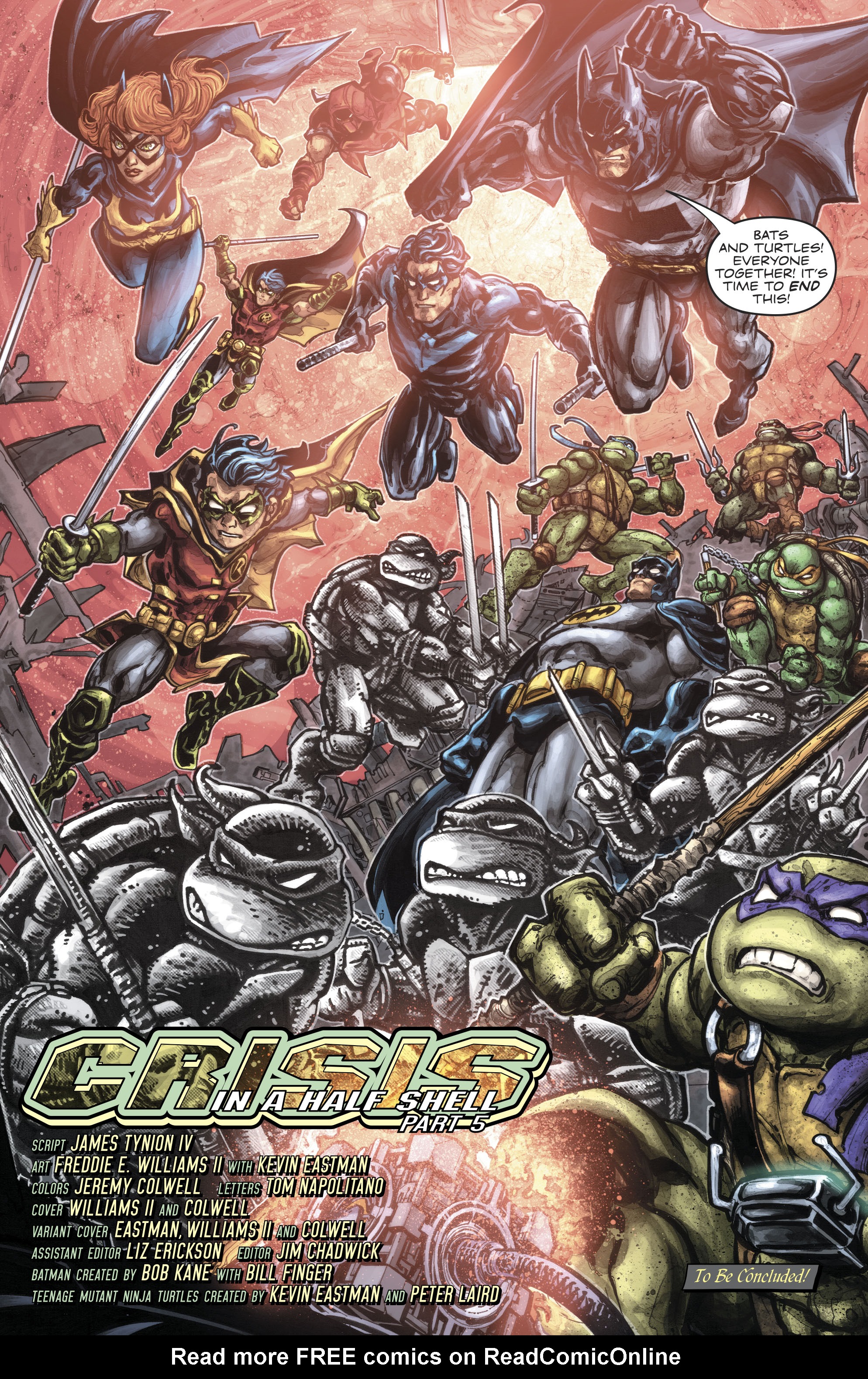 Read online Batman/Teenage Mutant Ninja Turtles III comic -  Issue #5 - 21