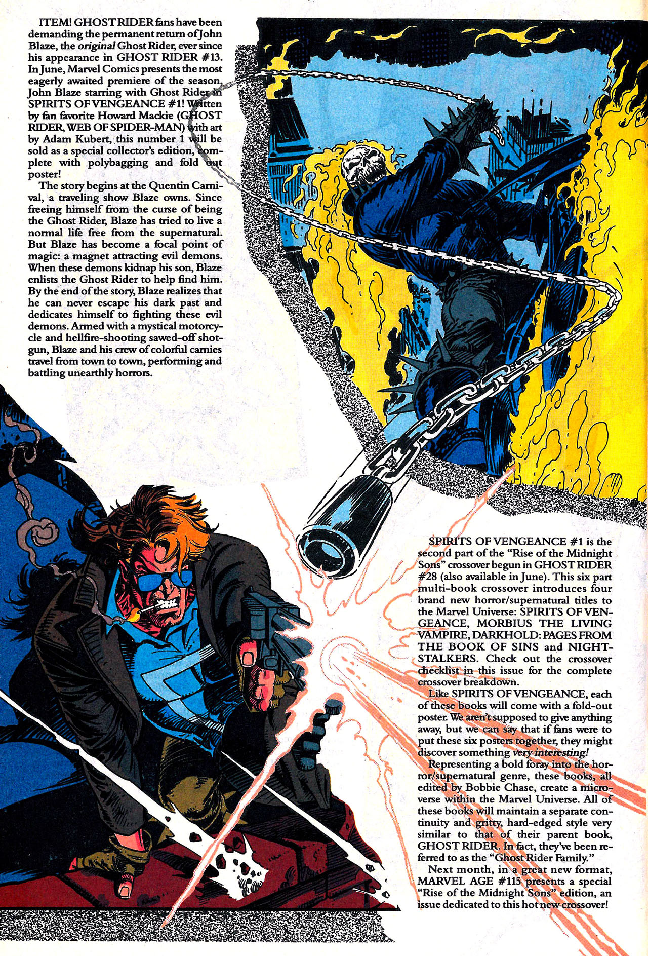 Read online Marvel Age comic -  Issue #114 - 4